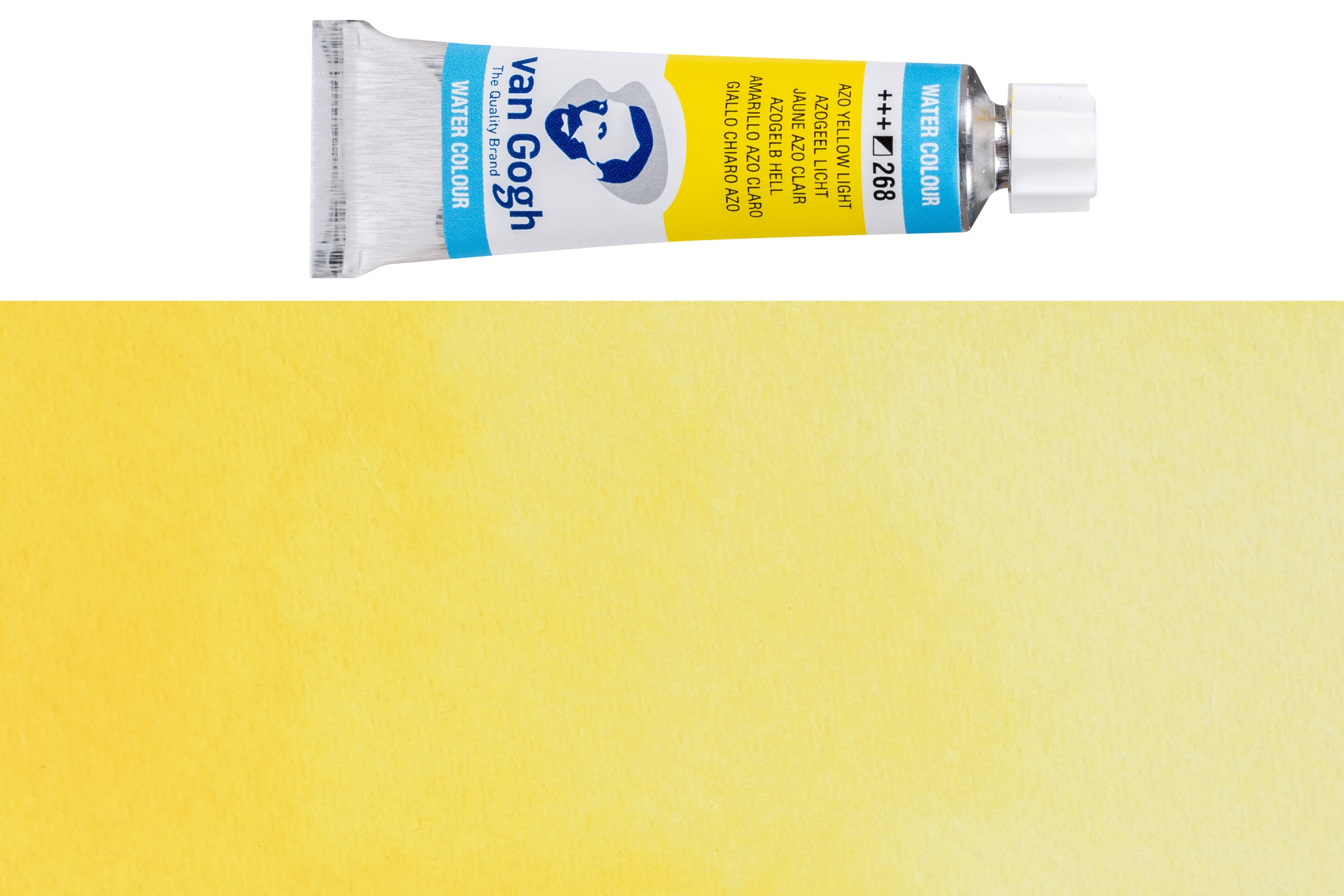 Van Gogh Watercolor, 10 mL, #268 Azo Yellow Light
