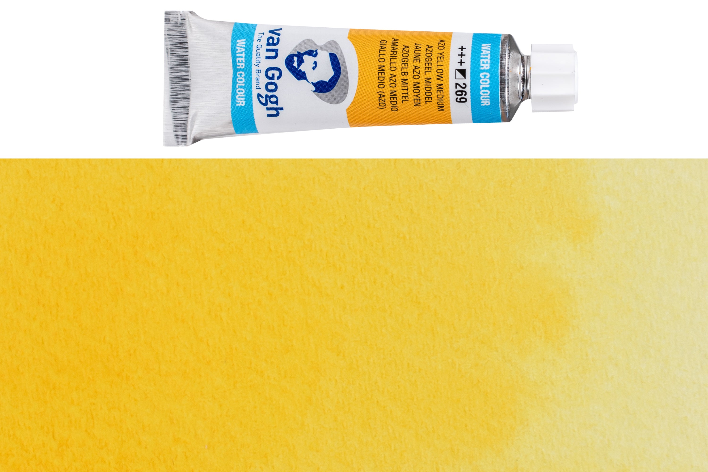 Van Gogh Watercolor, 10 mL, #269 Azo Yellow Medium
