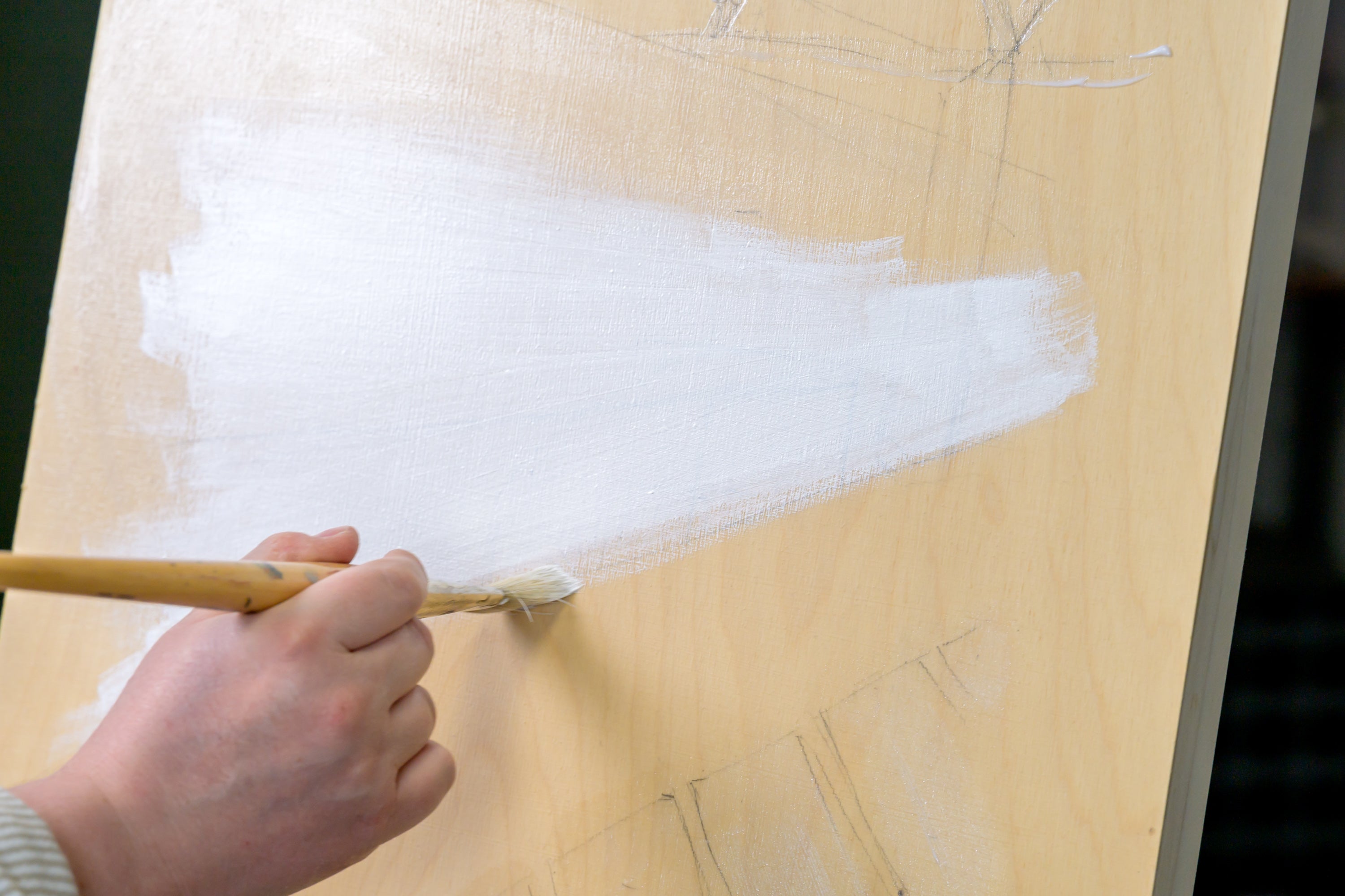 Cradled Birch Painting Panel, Gallery Depth (1 5/8")