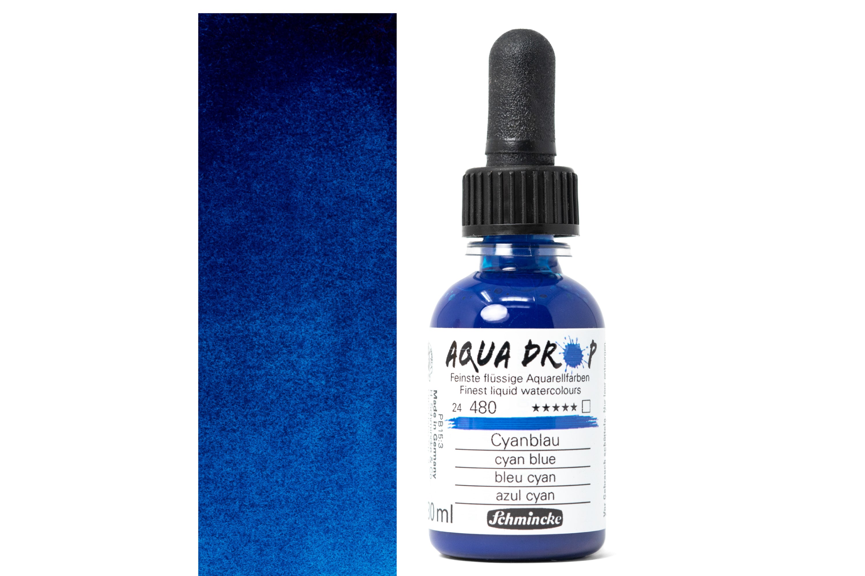 Aqua Drop Liquid Watercolors, #480 Cyan Blue