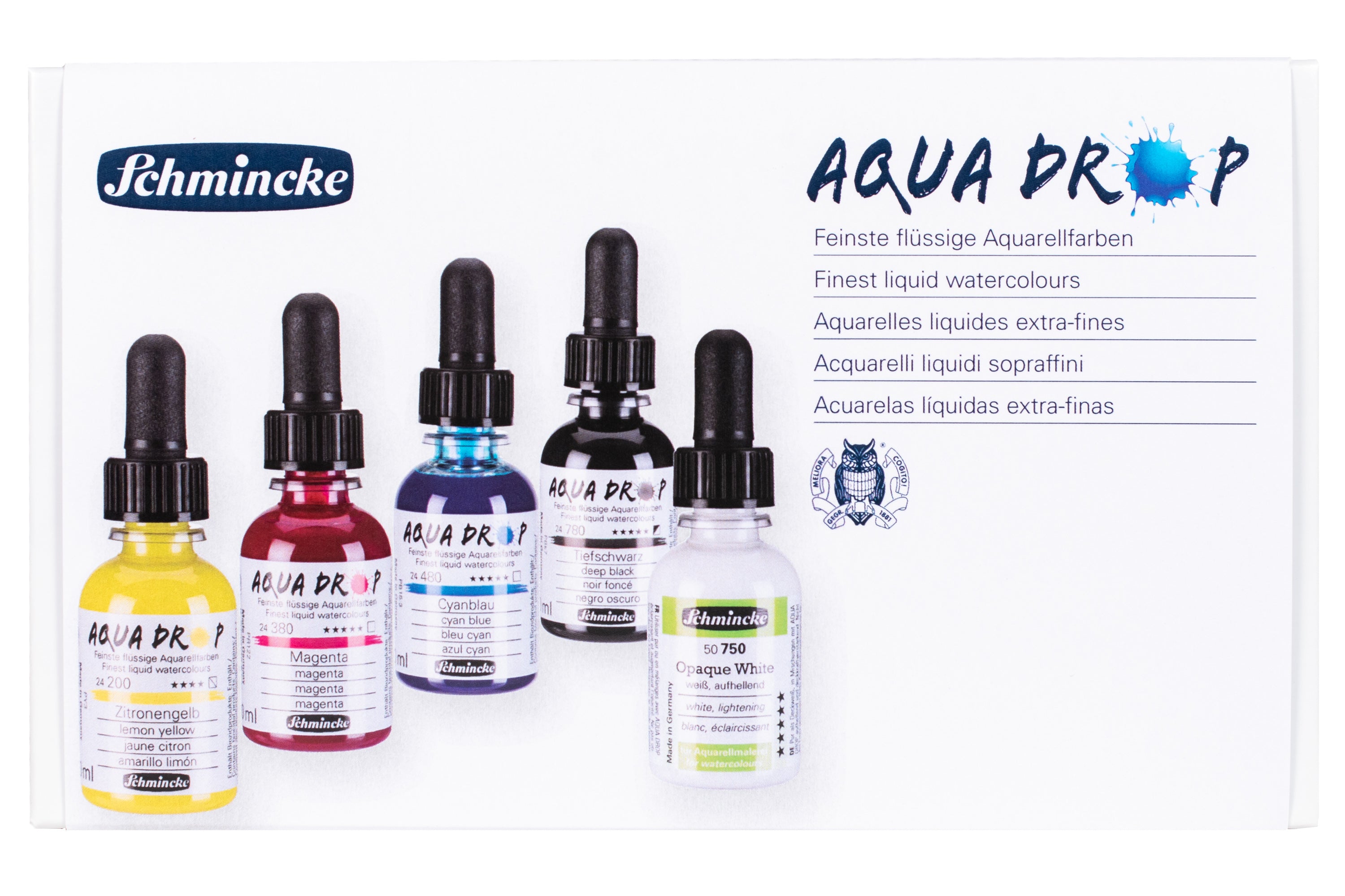Aqua Drop Liquid Watercolors, Modern Mixing Set
