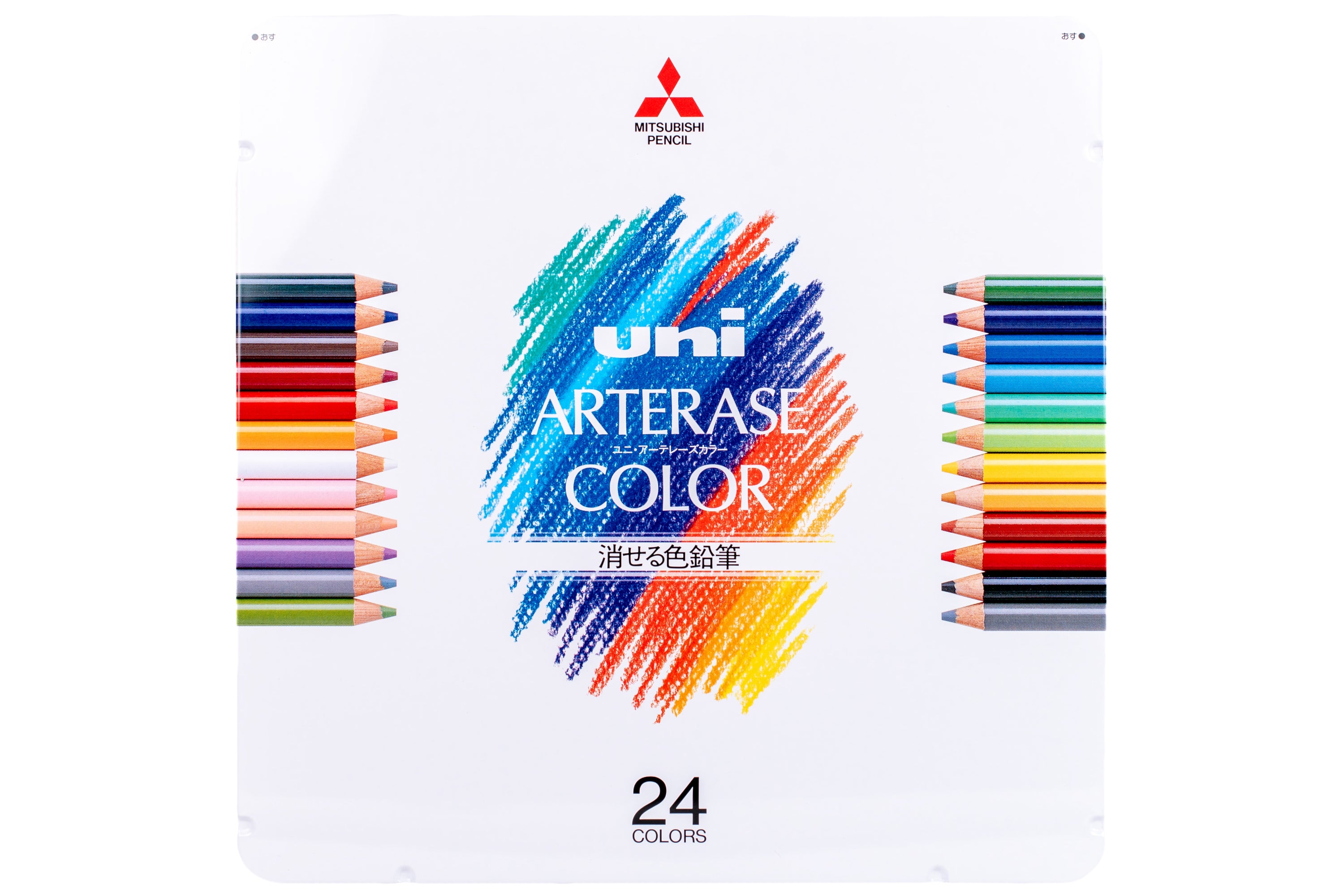 Uni Arterase Colored Pencils, Set of 24
