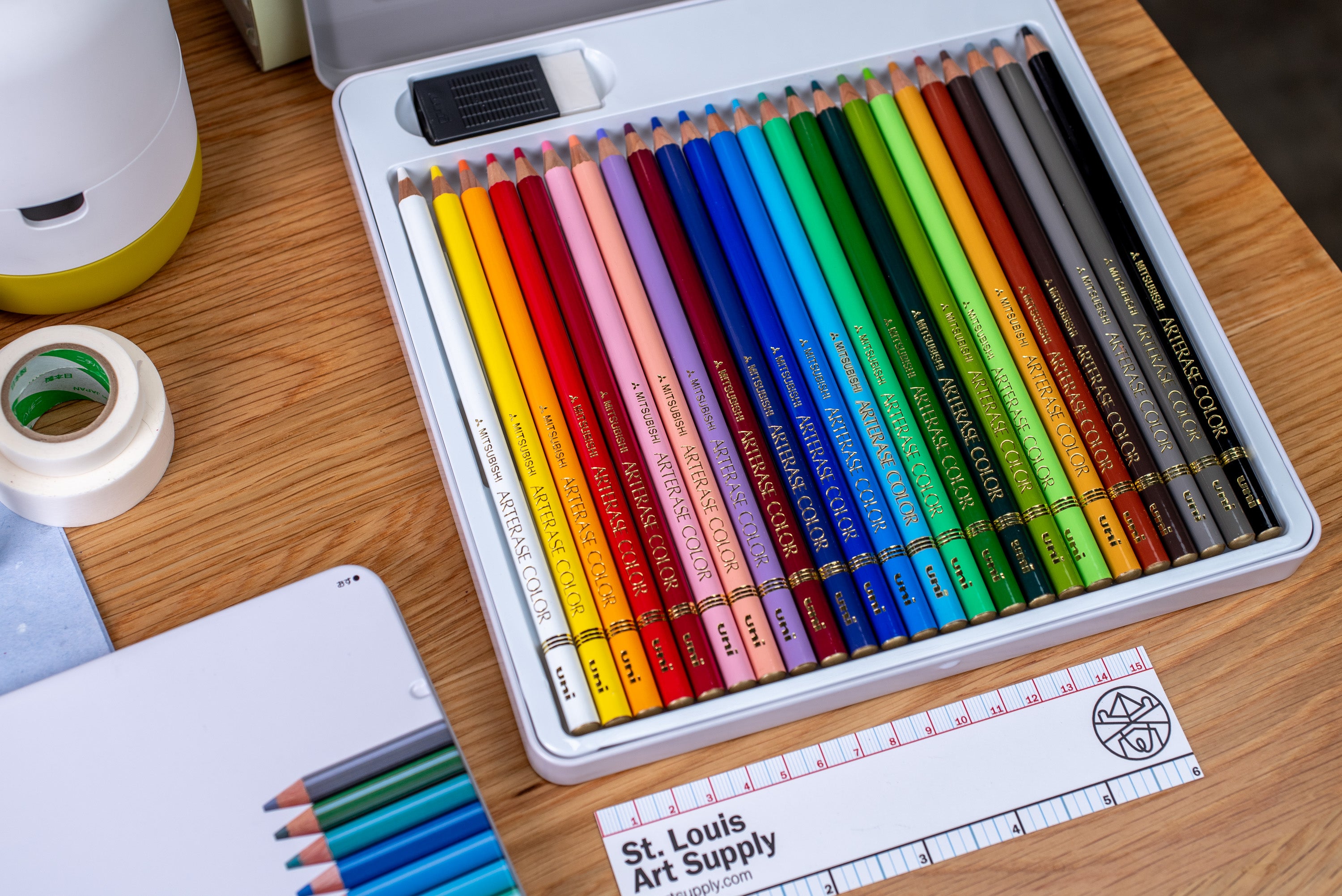 Uni Arterase Colored Pencils, Set of 24