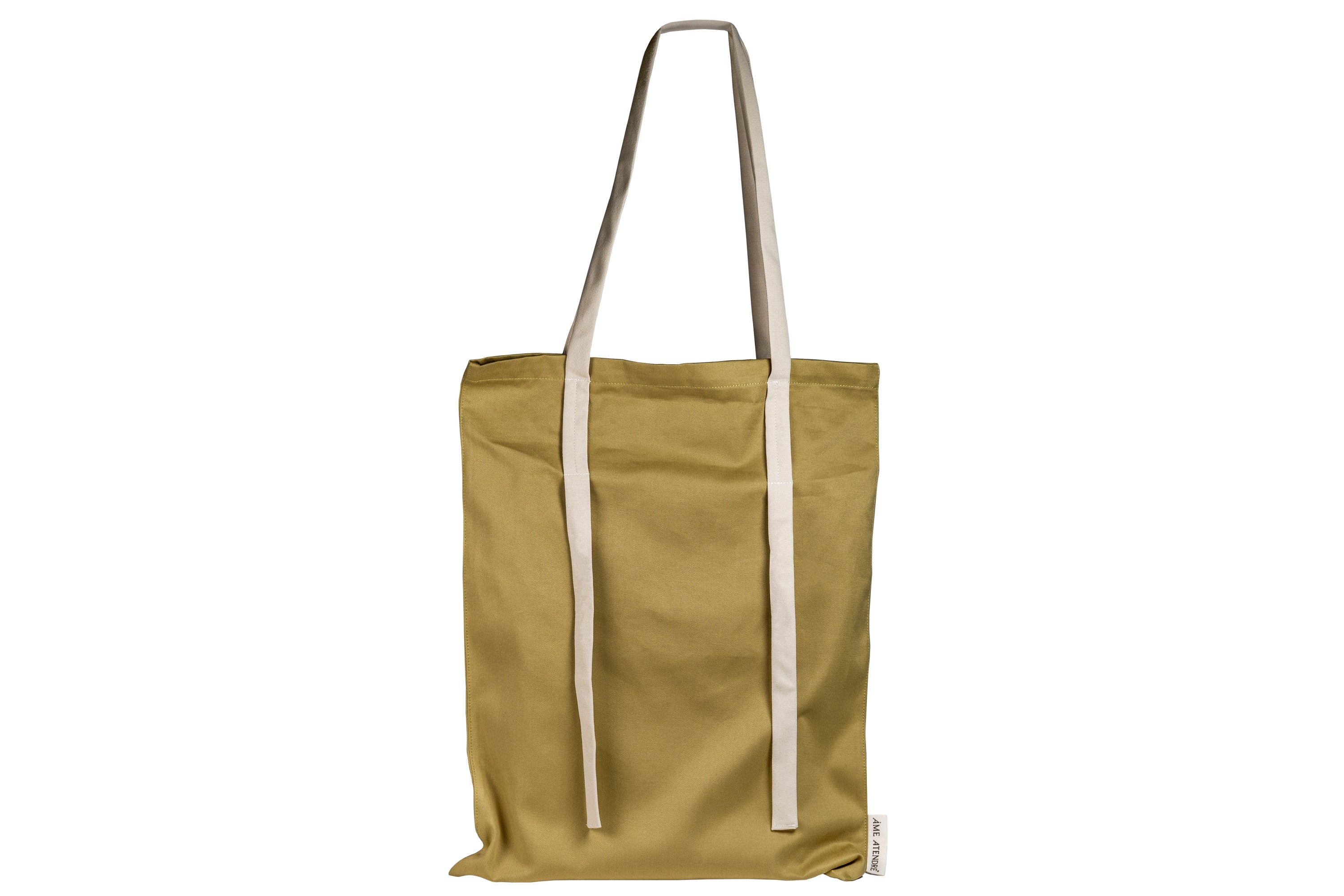 Convertible Twill Tote, 12" x 17", Khaki