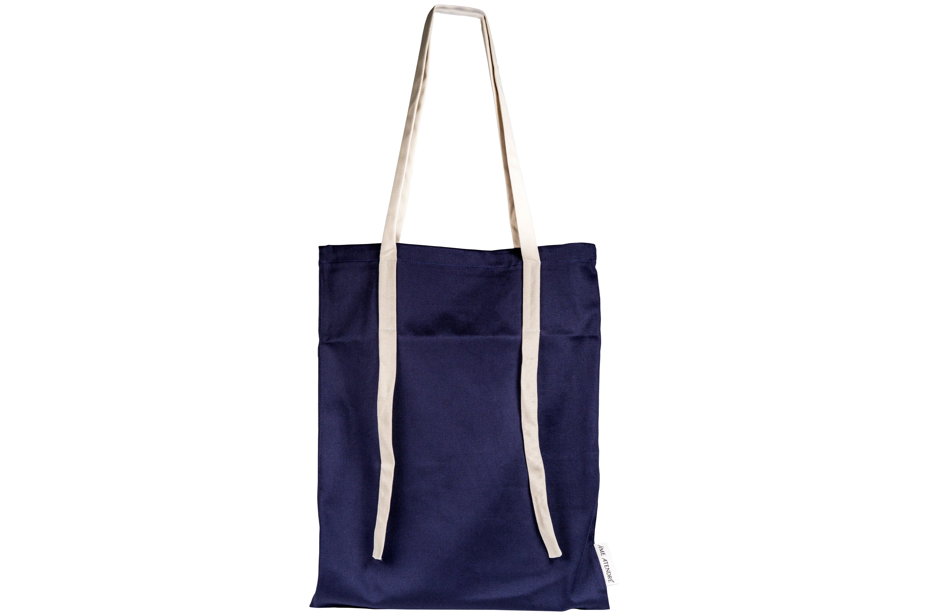 Convertible Twill Tote, 12" x 17", Navy