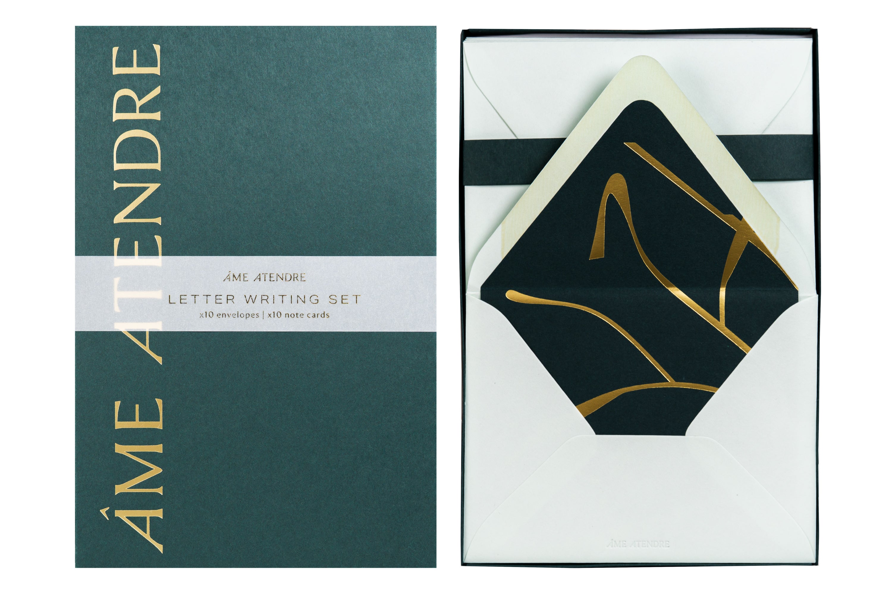 Handmade Thank-You Note Set, Pine