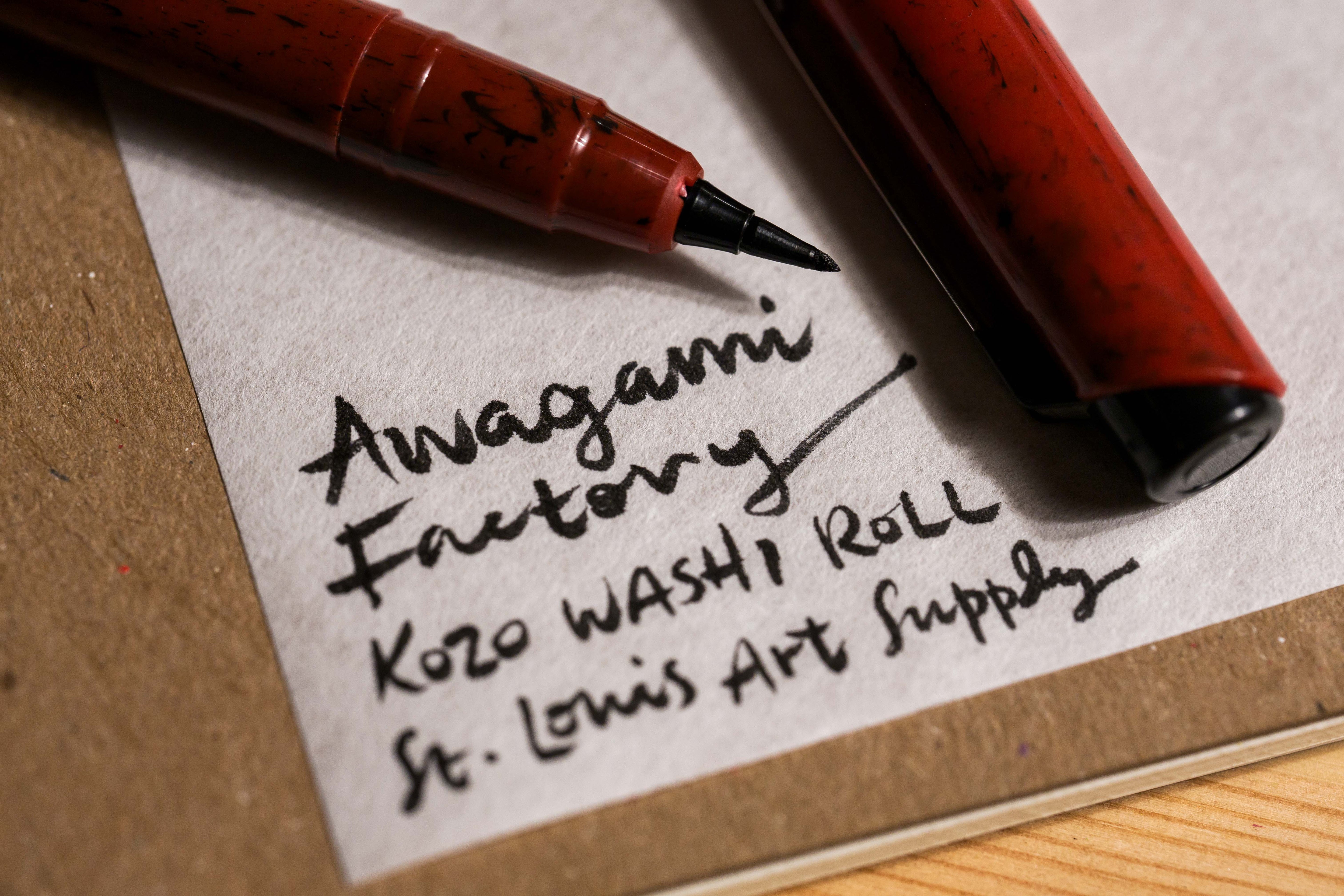 Boxed Washi Paper Scroll, Kozo (Smooth)