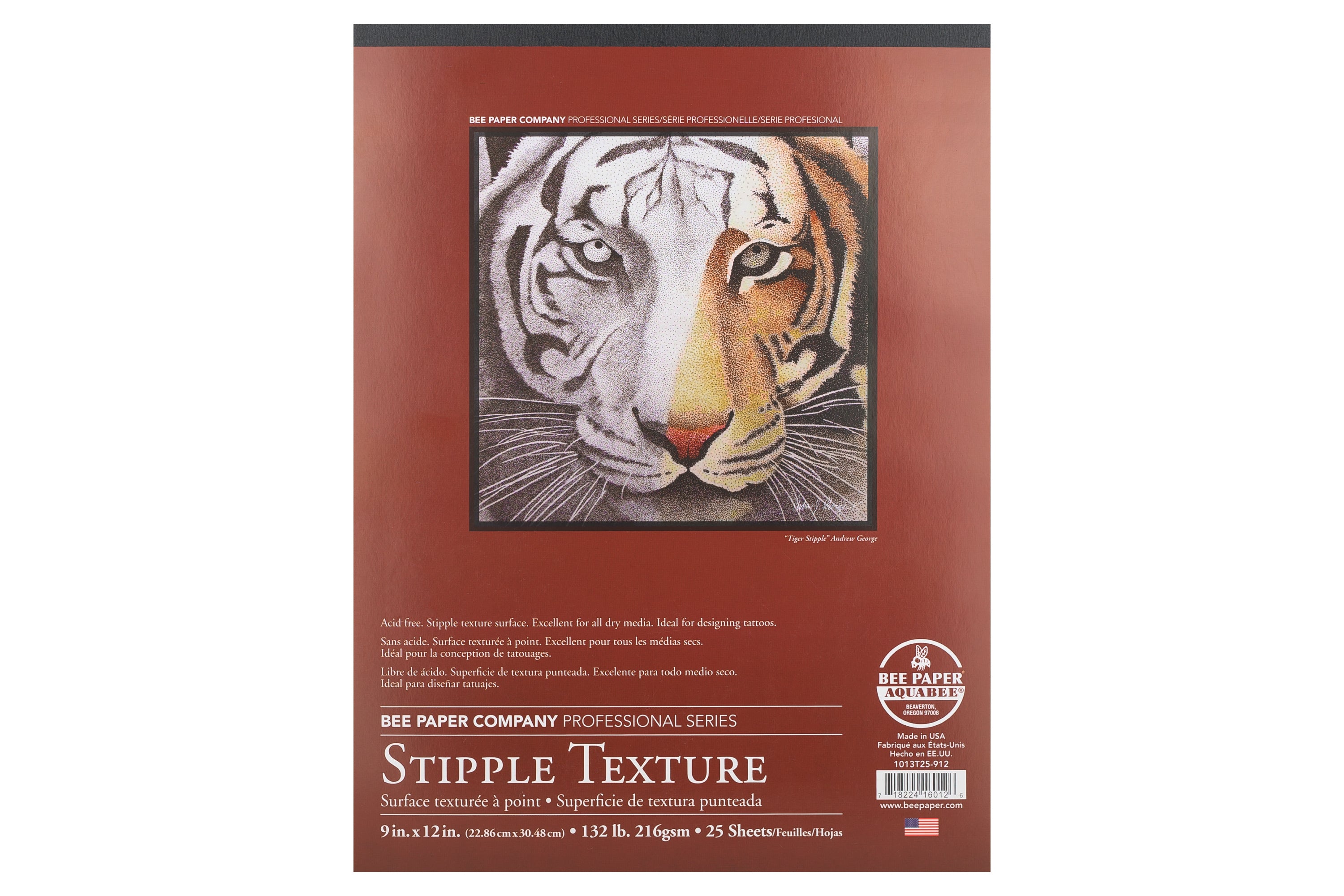 Stipple-Texture Drawing Paper, 9" x 12"