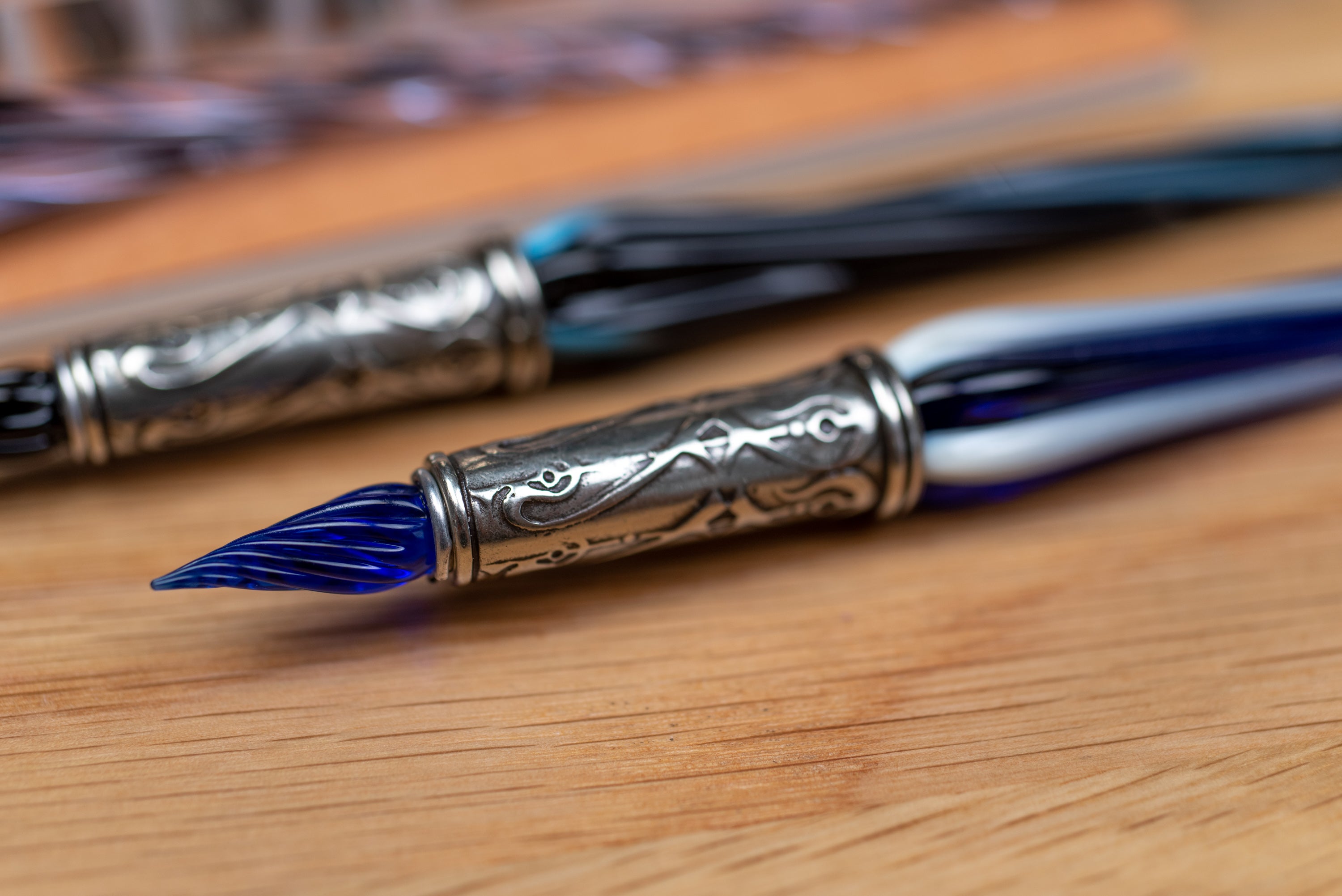 Orseolo Glass Pen Set, Blue