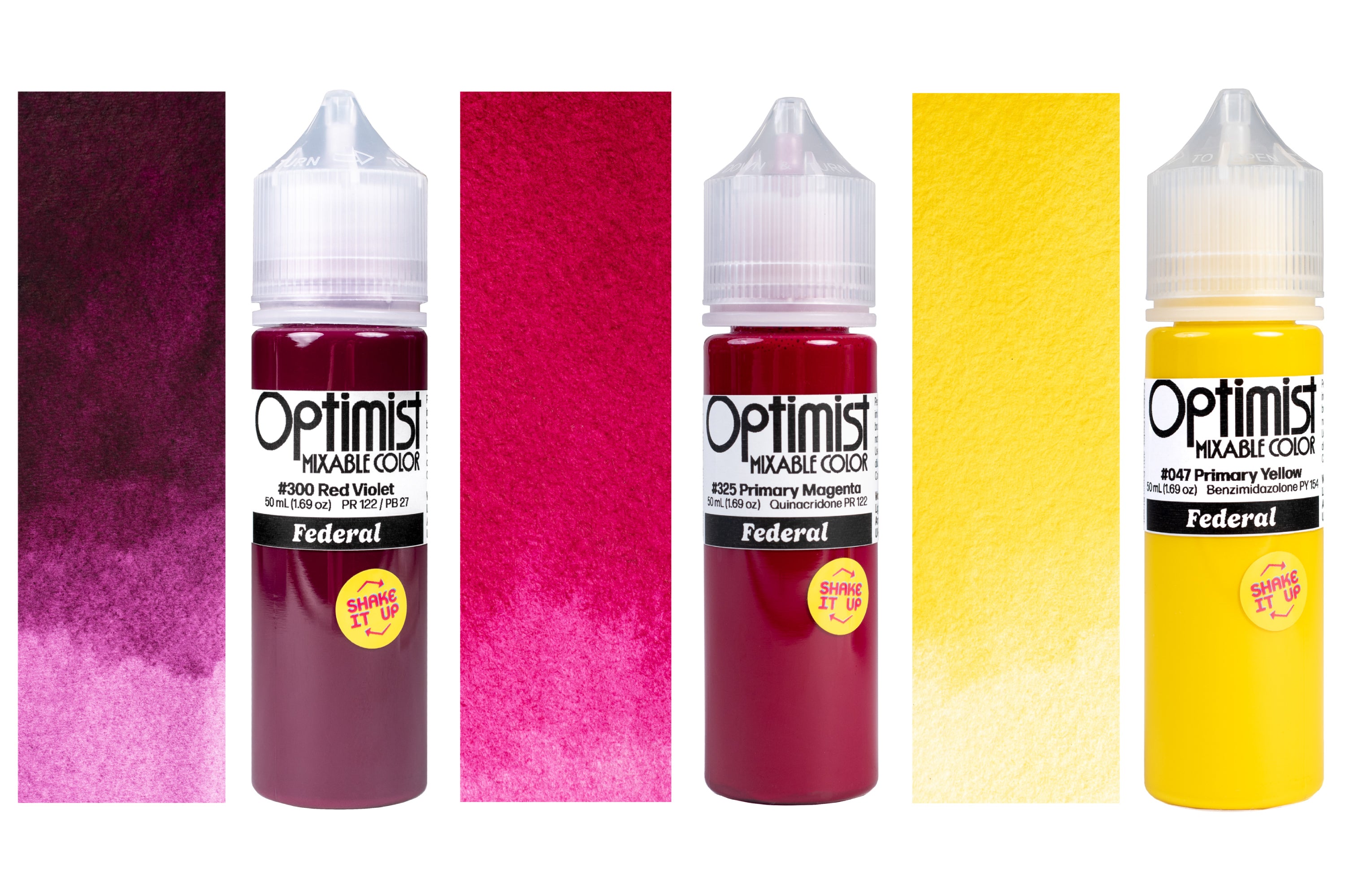 Optimist Mixable Color, Bright Floral Trio Optimist Mixable Color, Bright Floral Trio