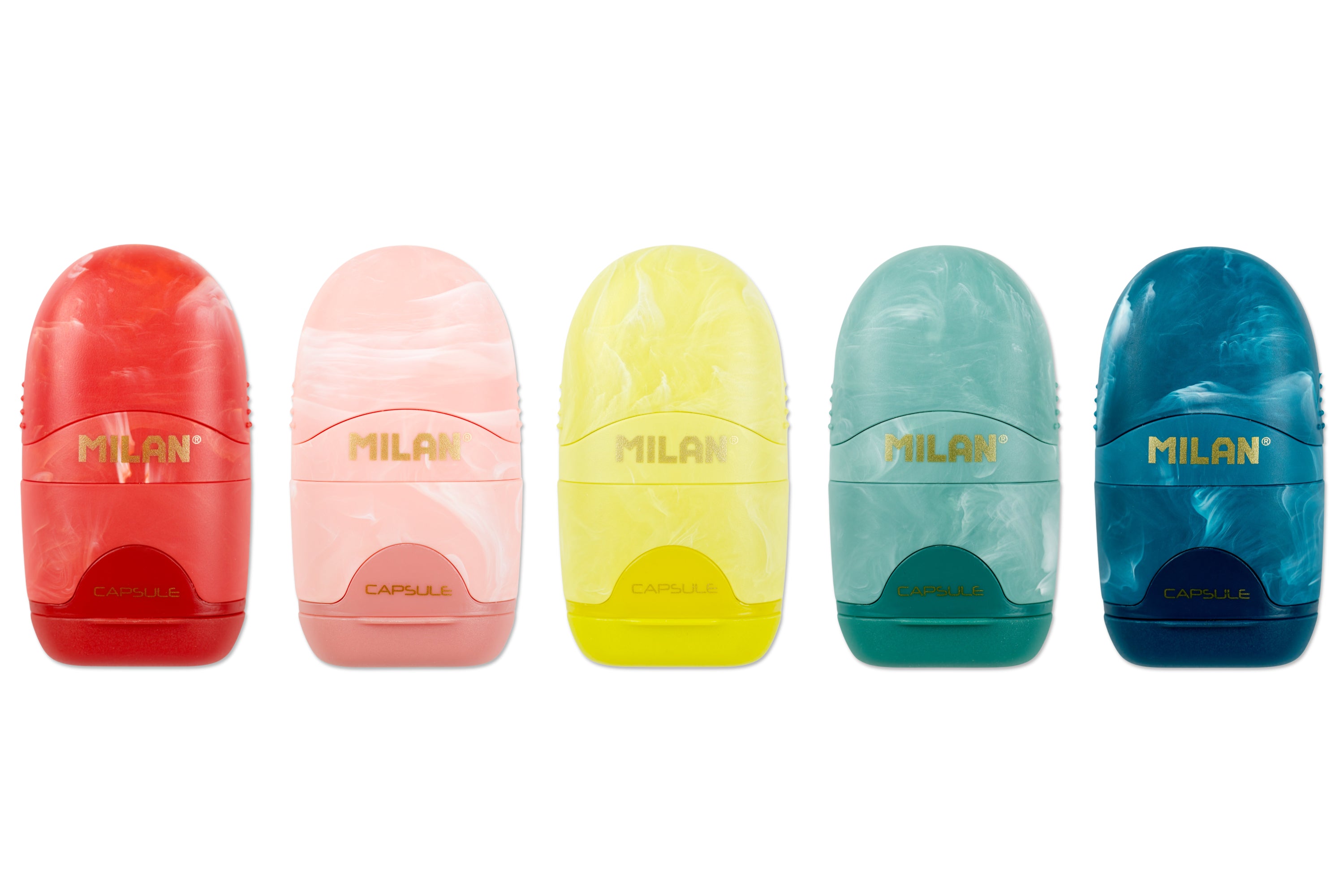 "Lava" Sharpener/Eraser Capsule, Random Color