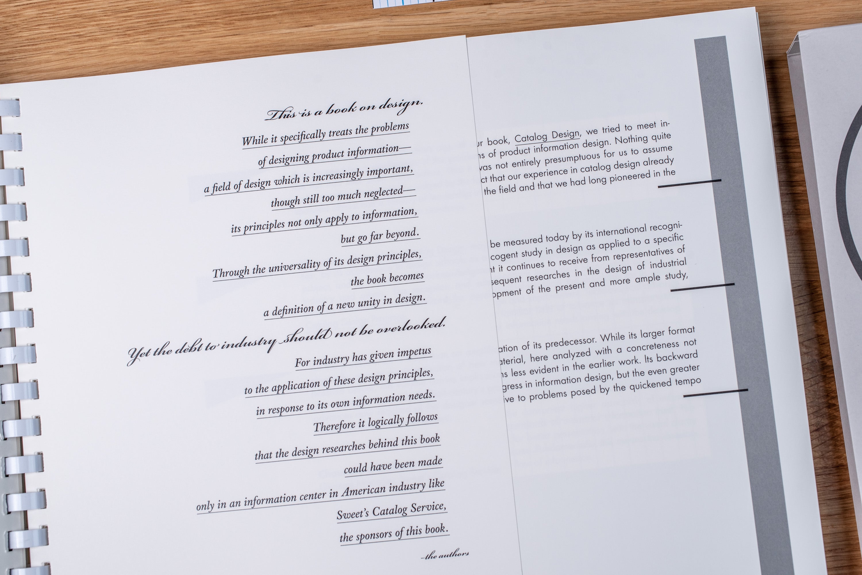 Catalog Design Progress, Facsimile Edition