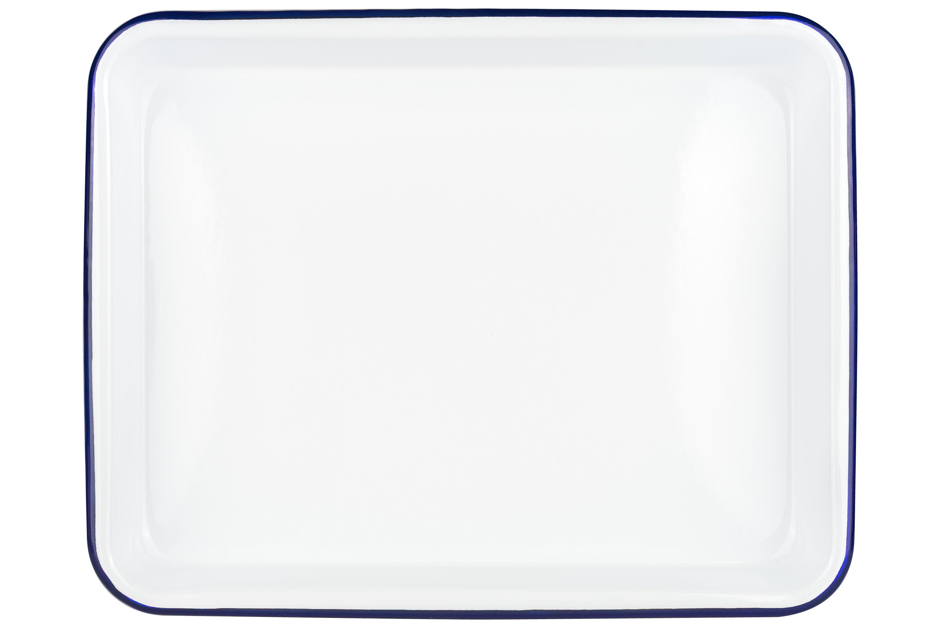 Enameled Steel Butcher Tray, 9" x 11"