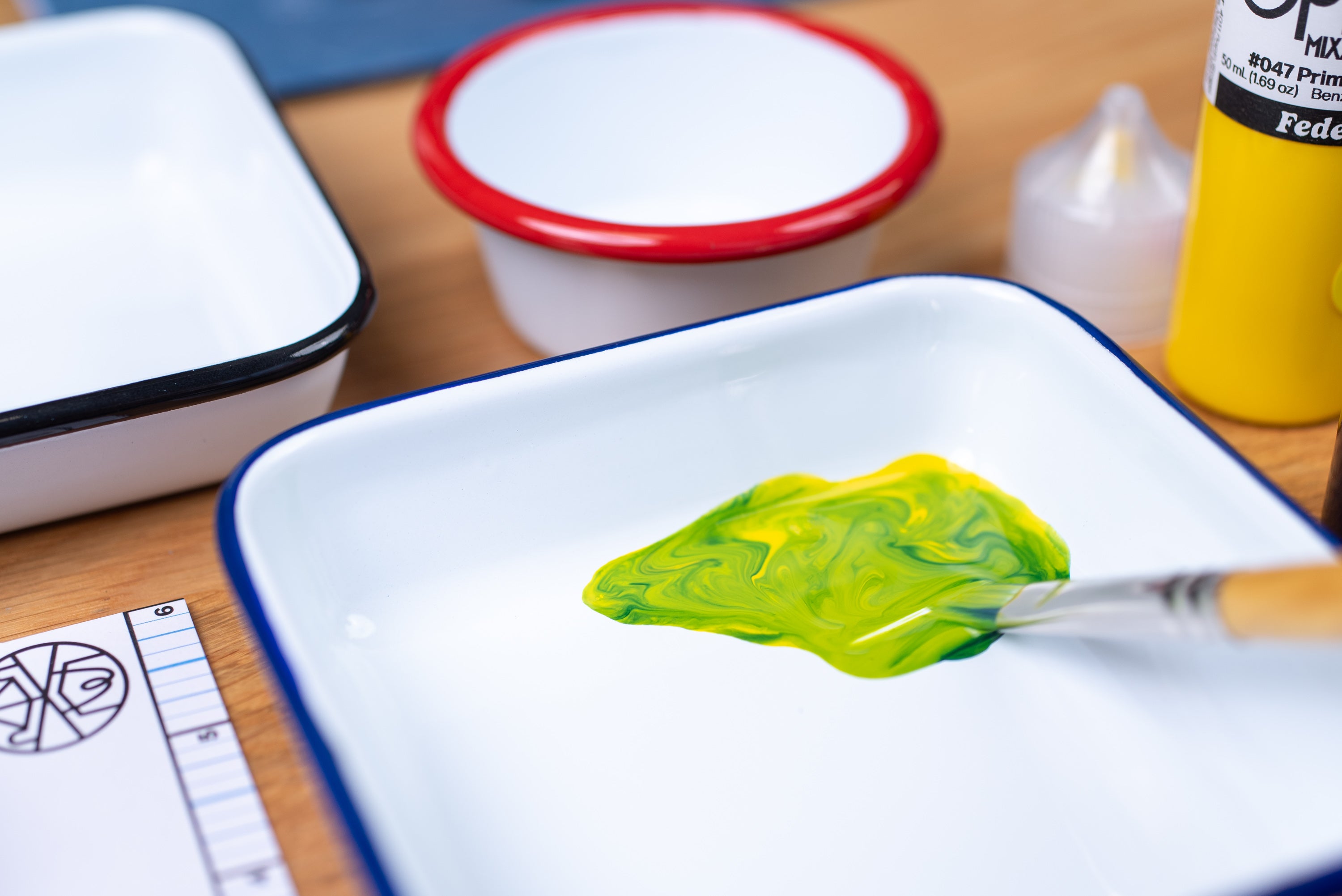 Mini Enameled Steel Butcher Tray