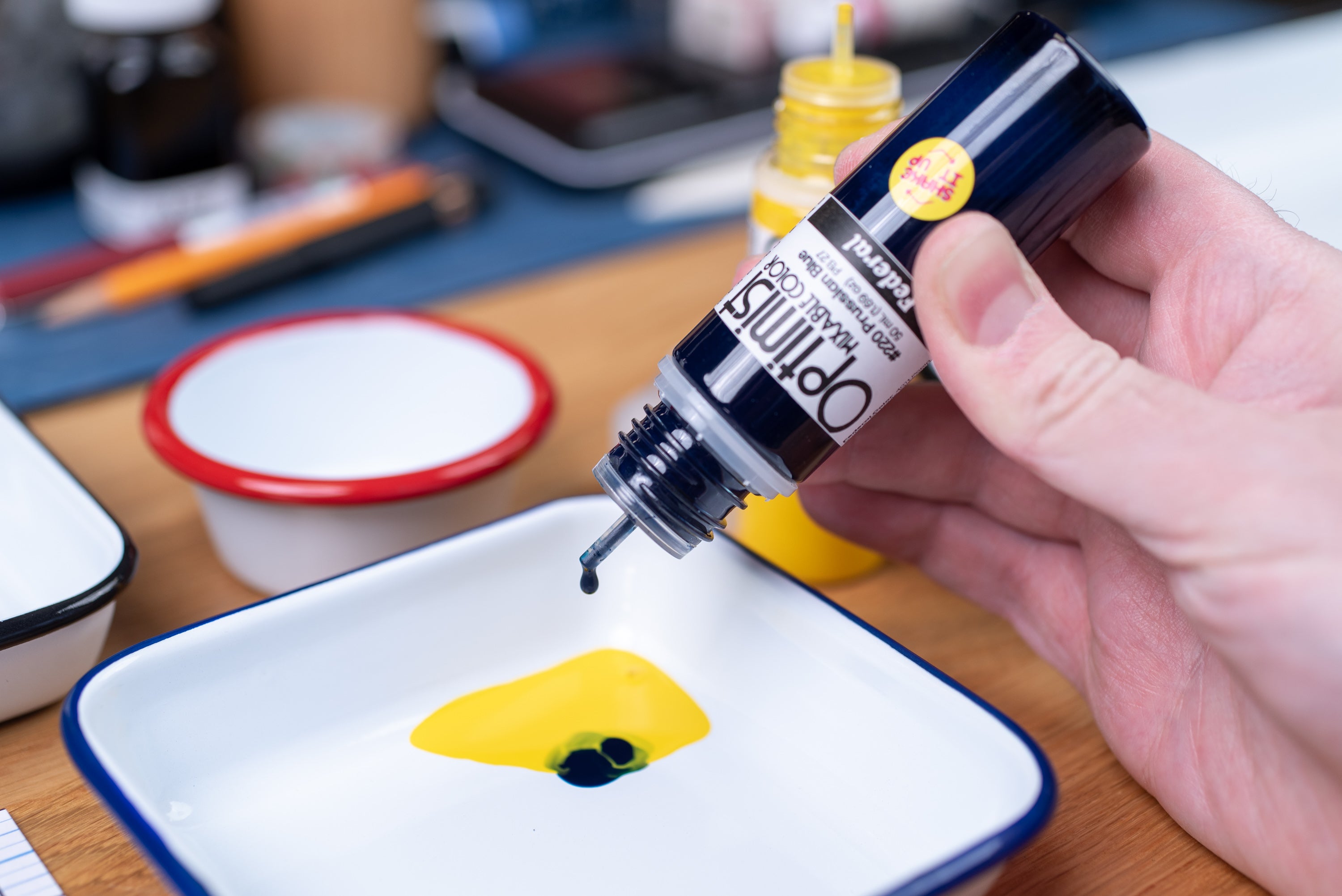 Mini Enameled Steel Butcher Tray