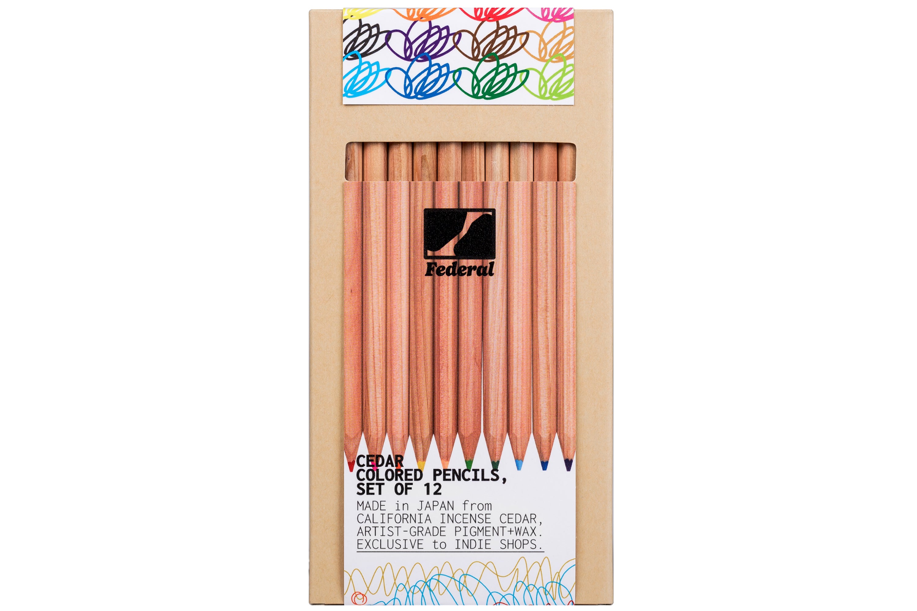 Cedar Colored Pencils, Set of 12