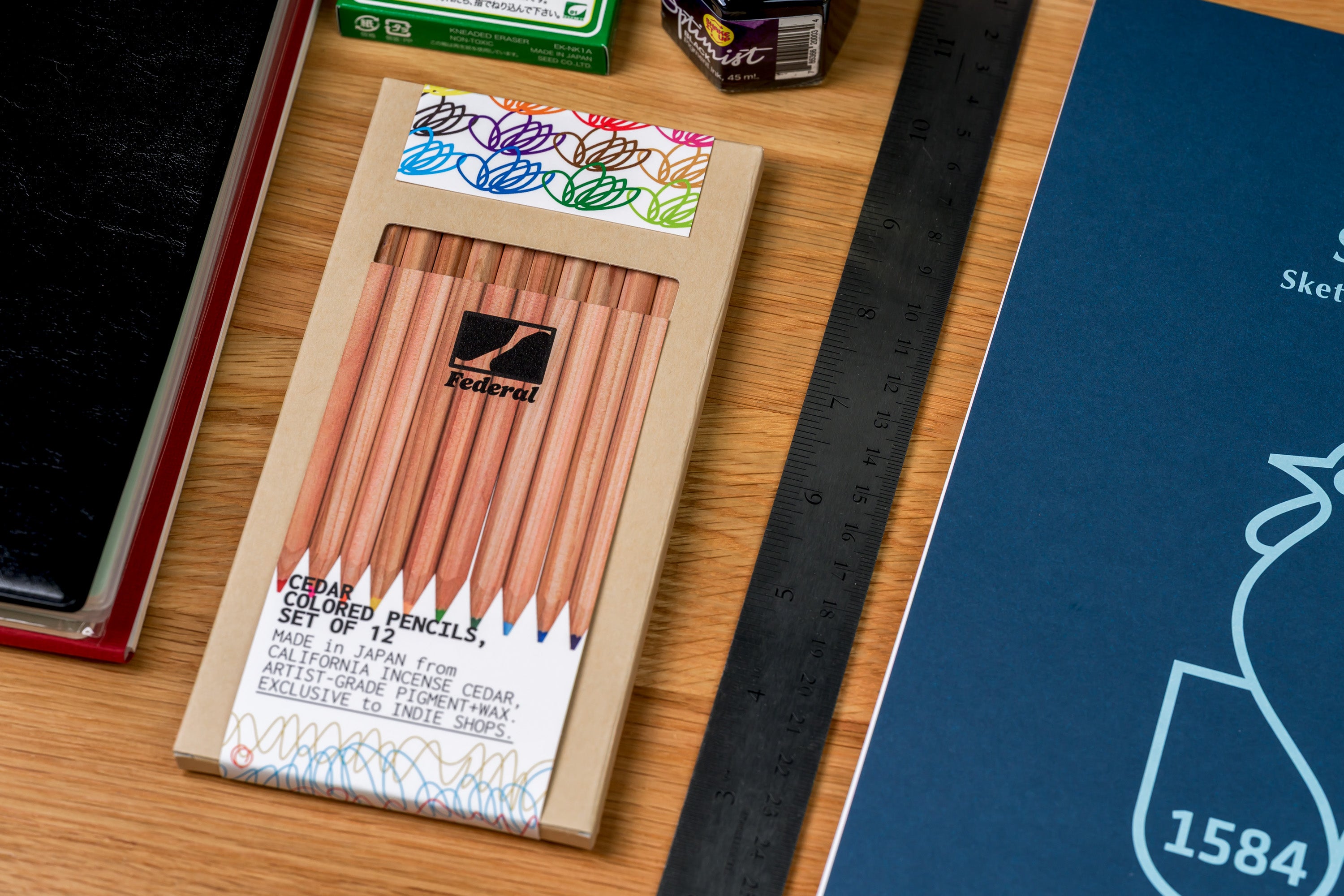 Cedar Colored Pencils, Set of 12