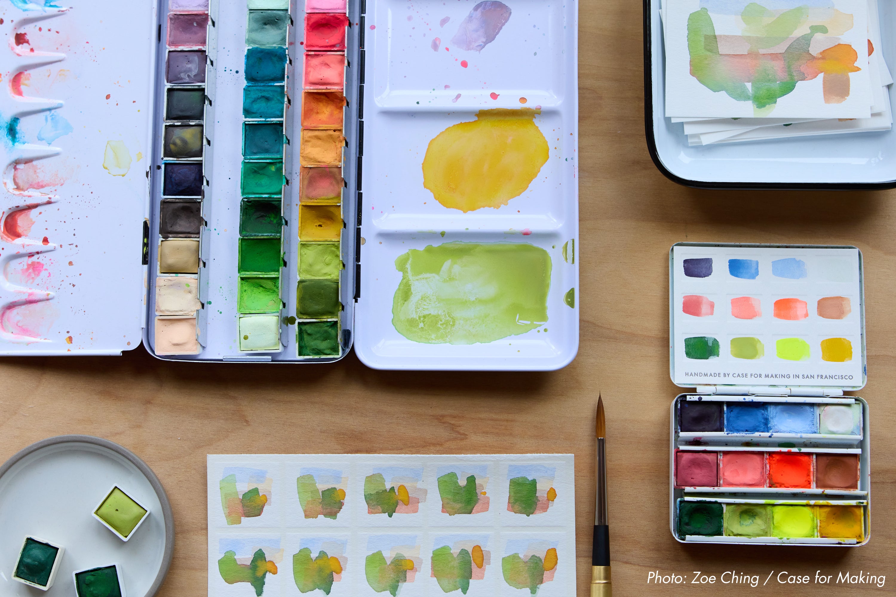 CfM Watercolor Half Pan, Cerulean