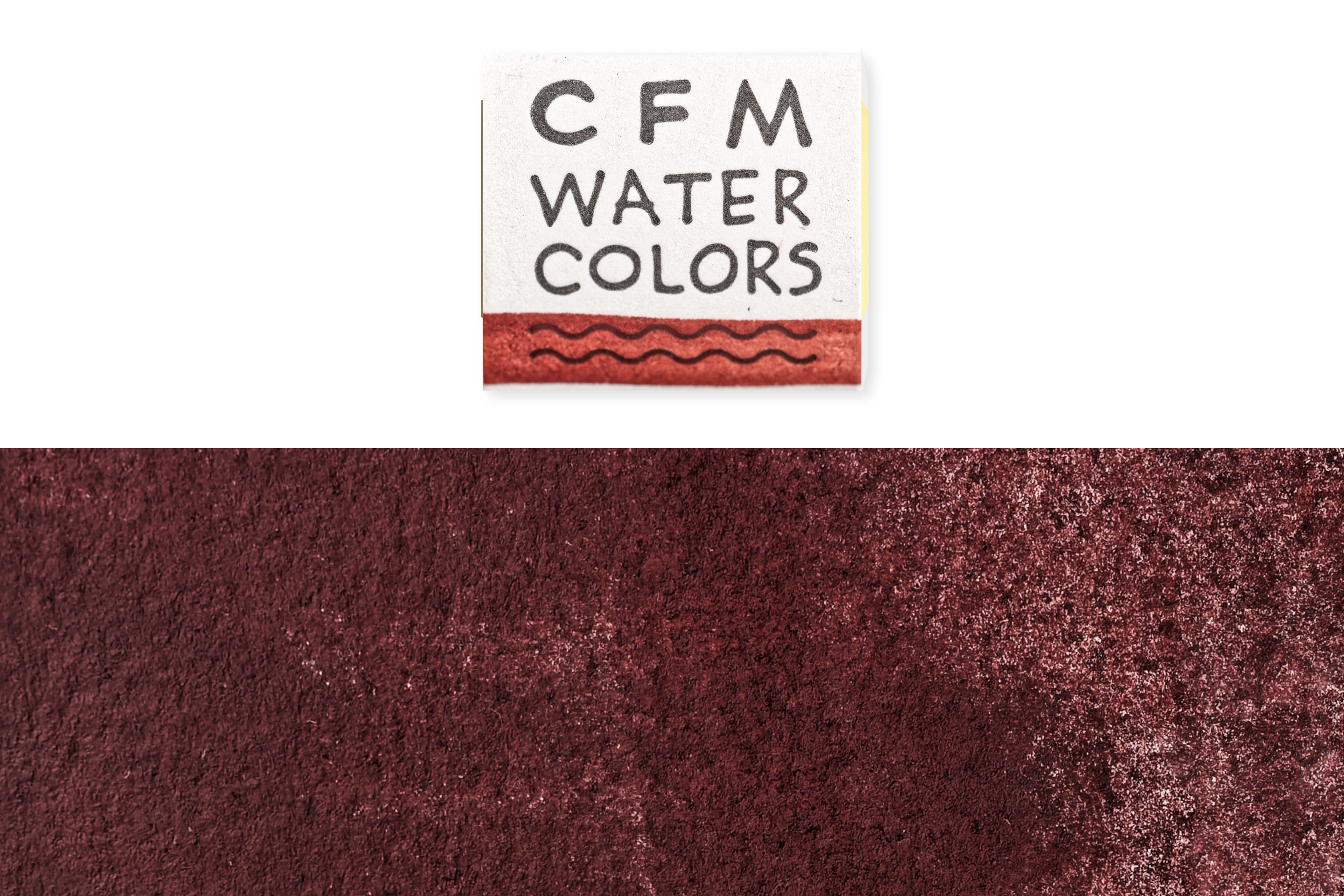 CfM Watercolor Half Pan, Blue Ridge Red Hematite