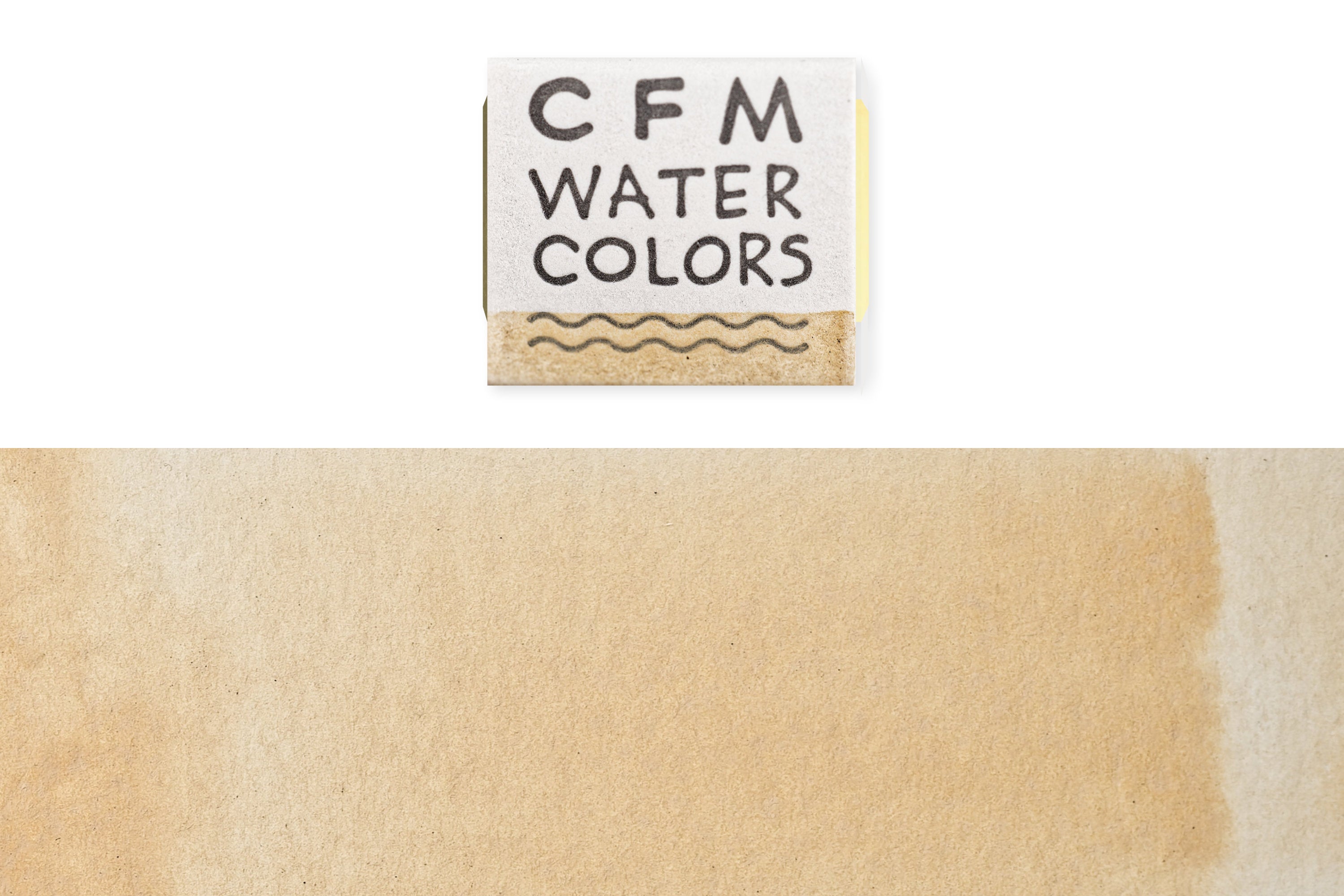 CfM Watercolor Half Pan, French Ochre Very Light