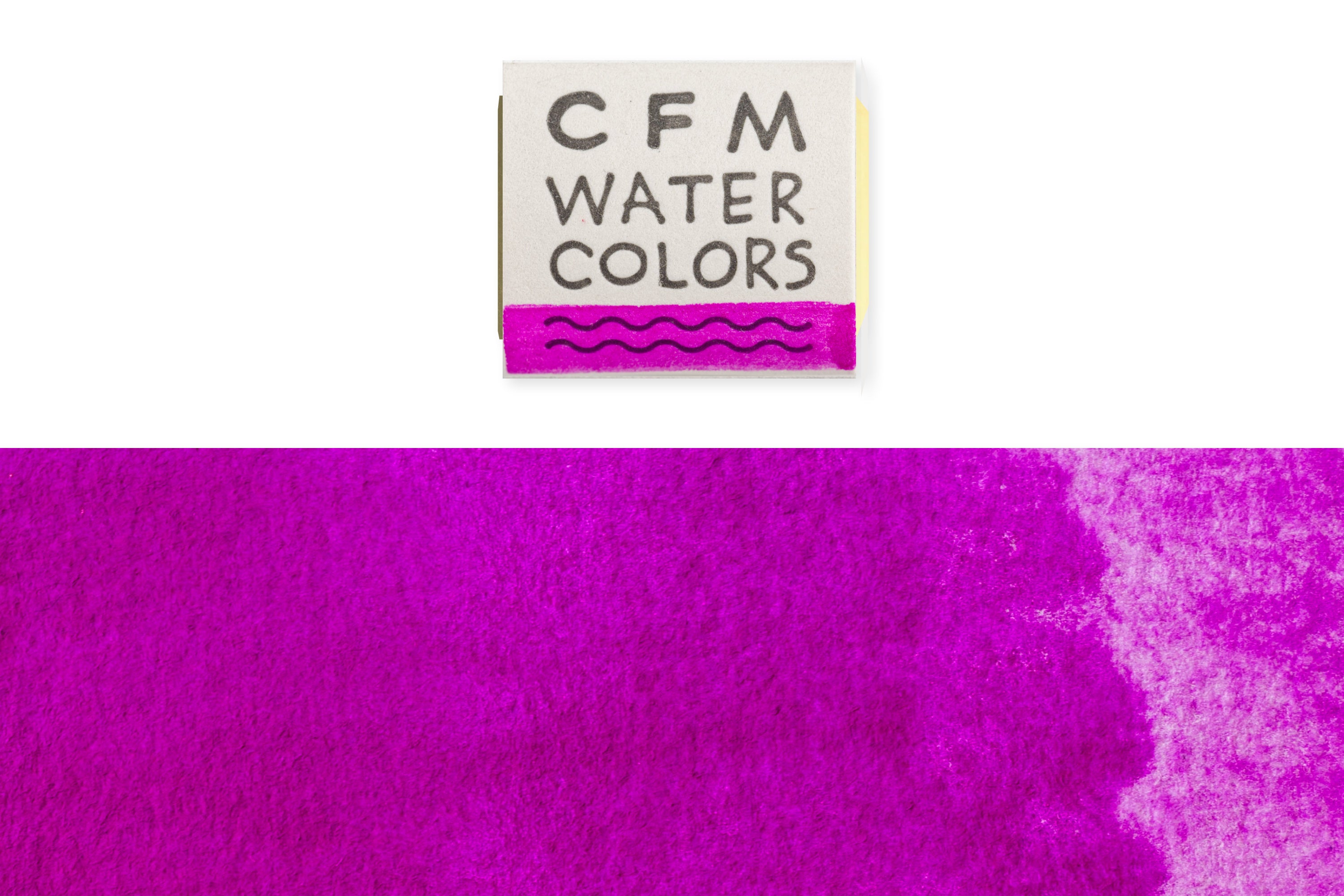 CfM Watercolor Half Pan, Fluorescent Violet