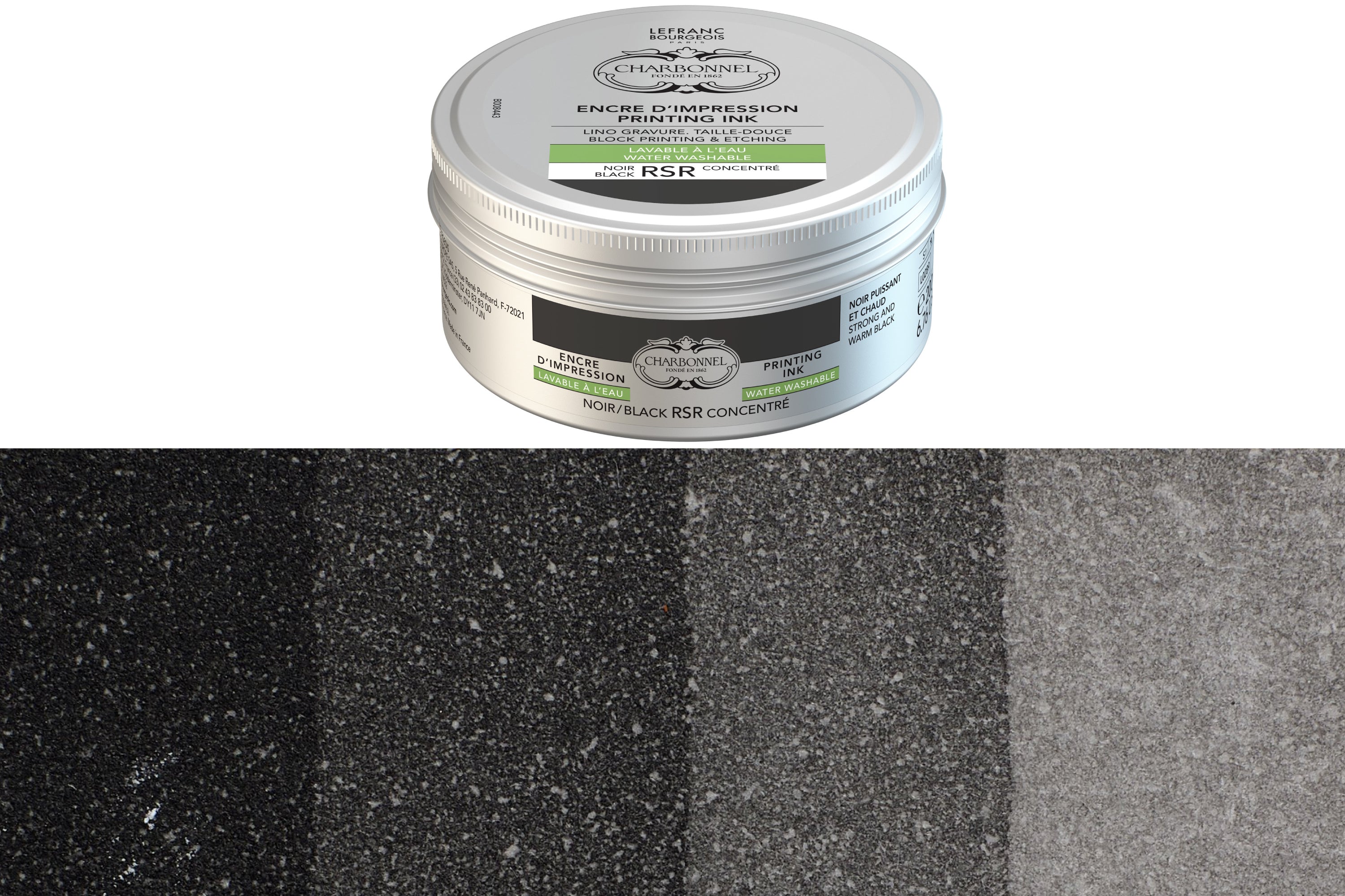 Water-Washable Oil-Based Printmaking Ink, Black RSR