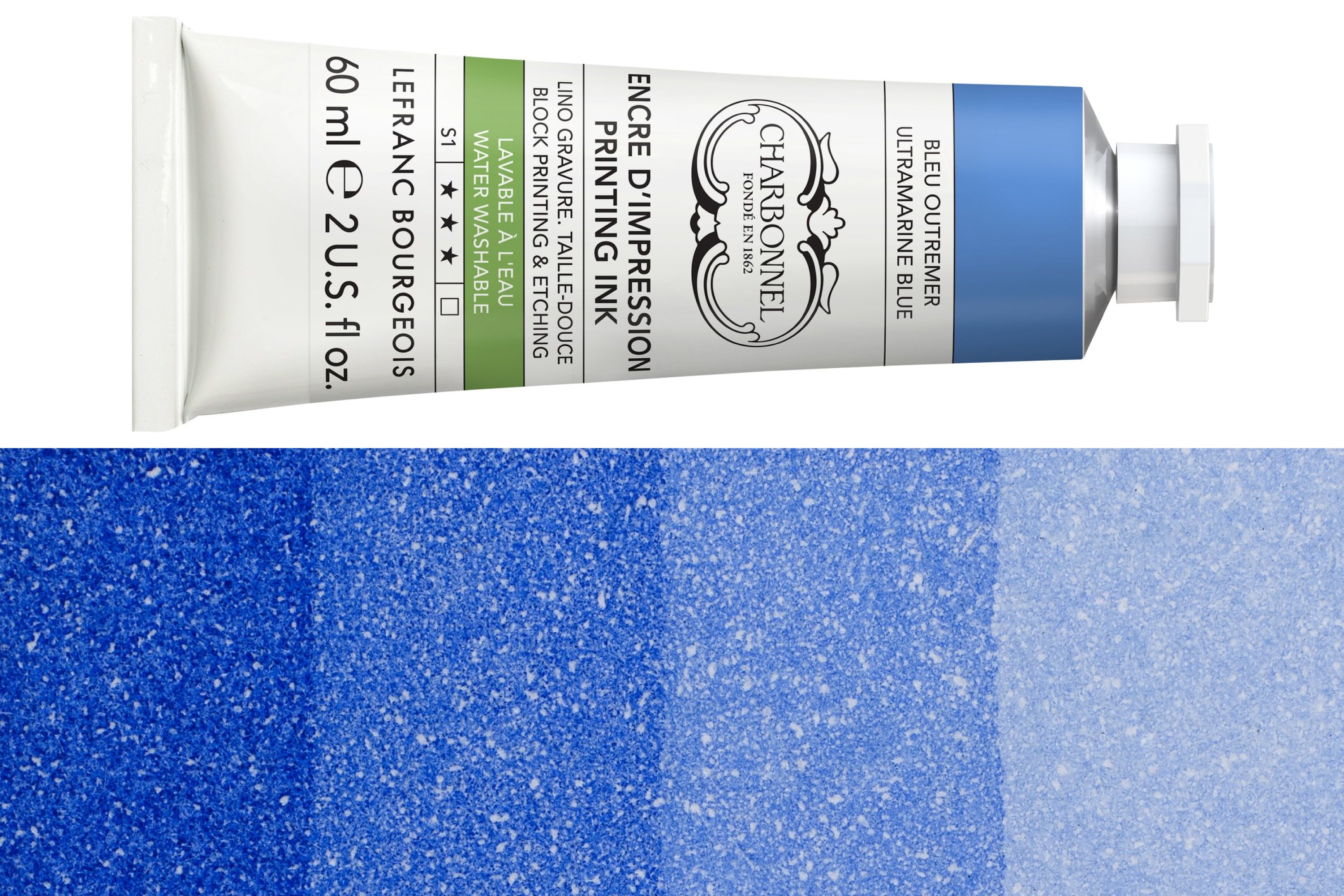 Water-Washable Oil-Based Printmaking Ink, Ultramarine Blue