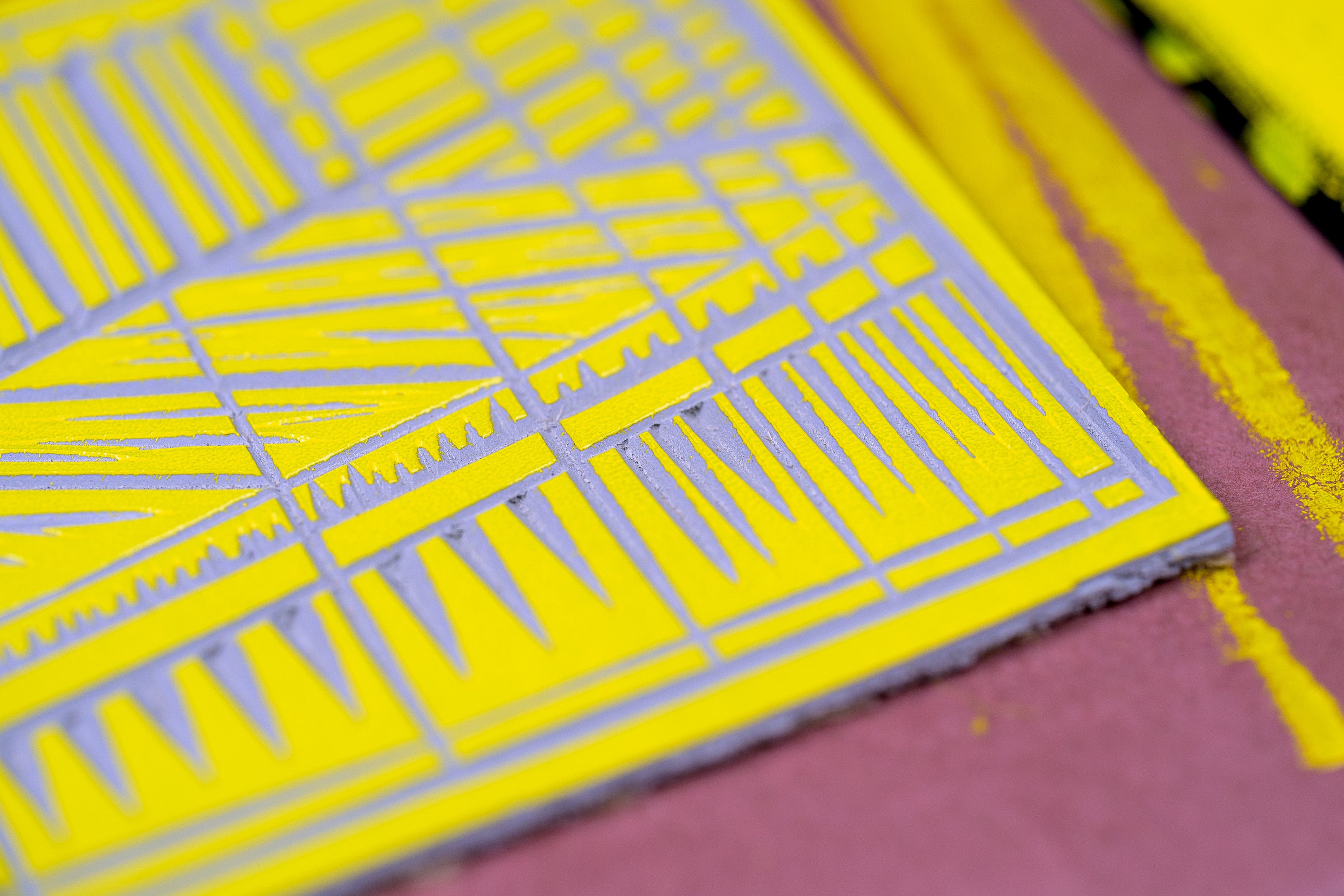 Unmounted Grey Linoleum Sheets, Pack of 2