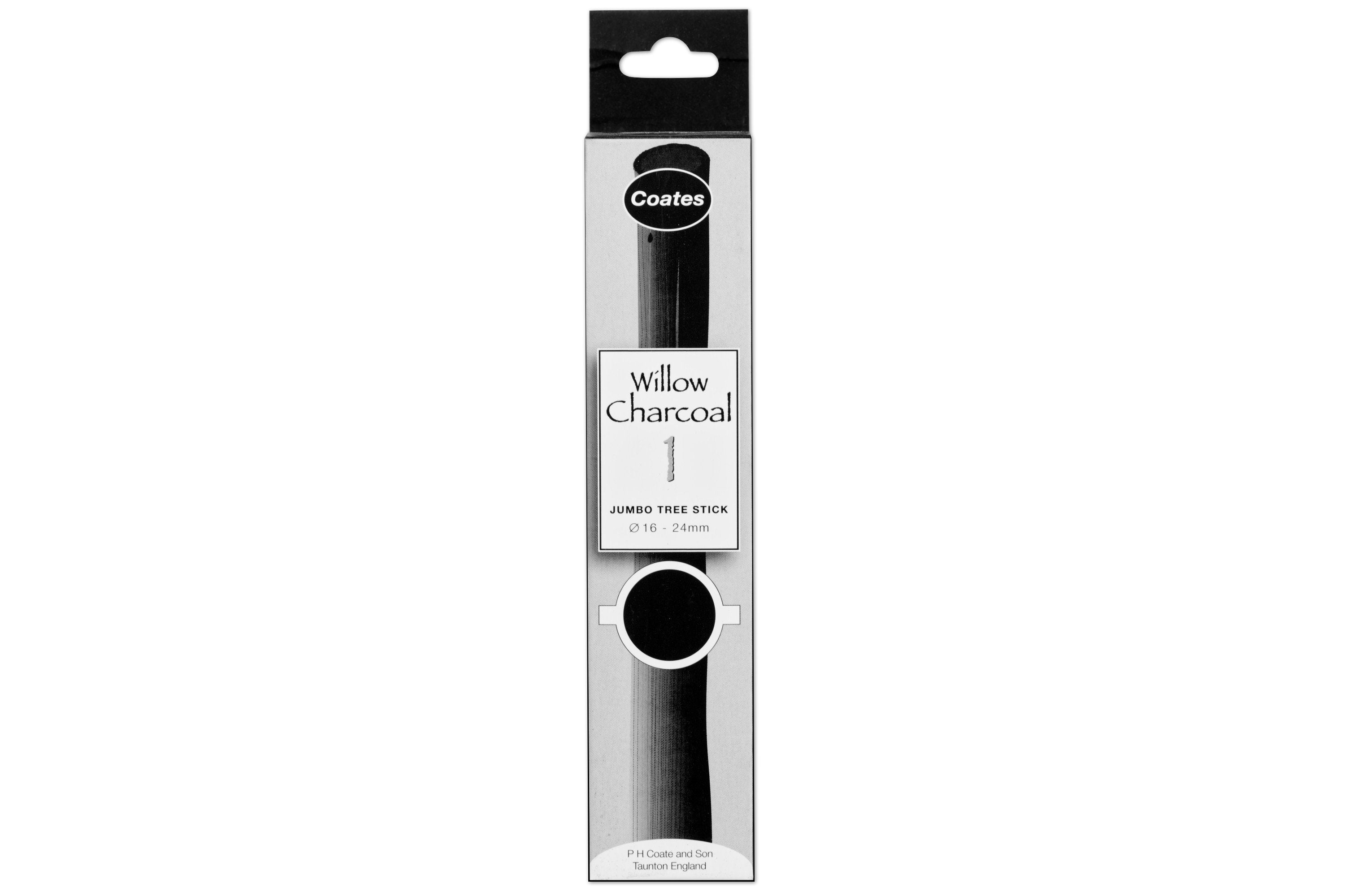 Willow Charcoal, One Jumbo Stick (⌀16-24 mm)