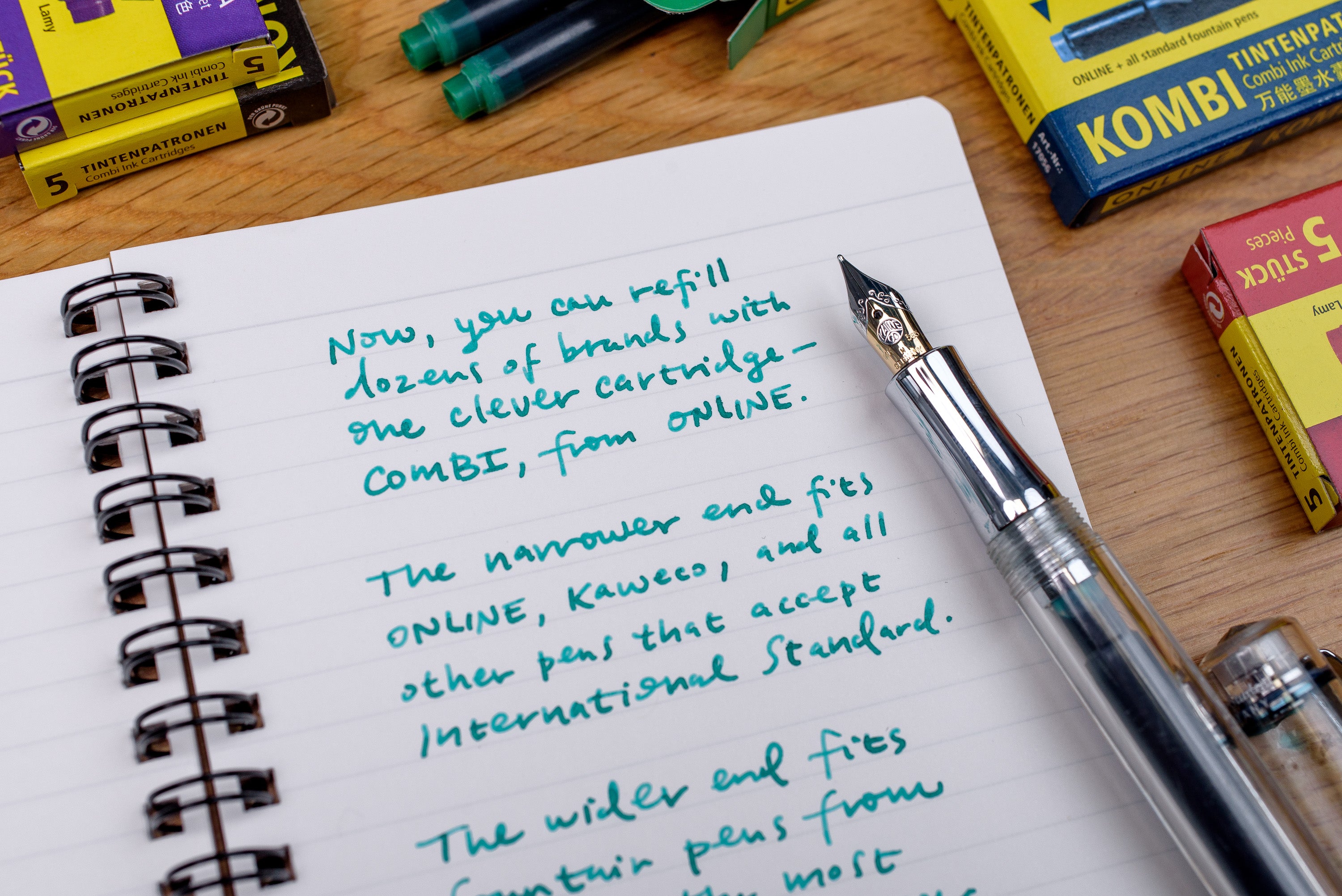 KOMBI Fountain Pen Ink Cartridges