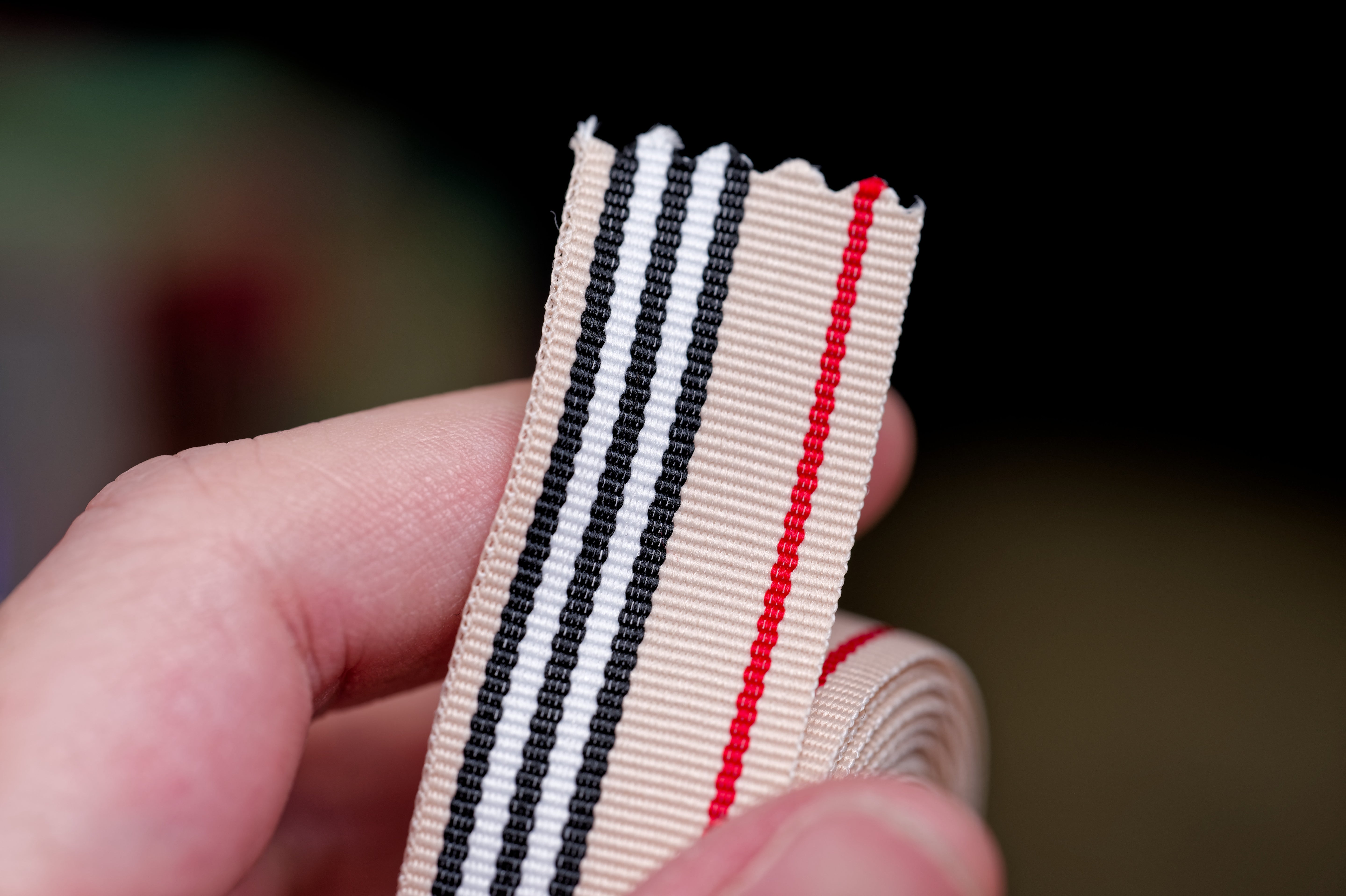 7/8" Grosgrain Ribbon, Cosmopolitan Stripe