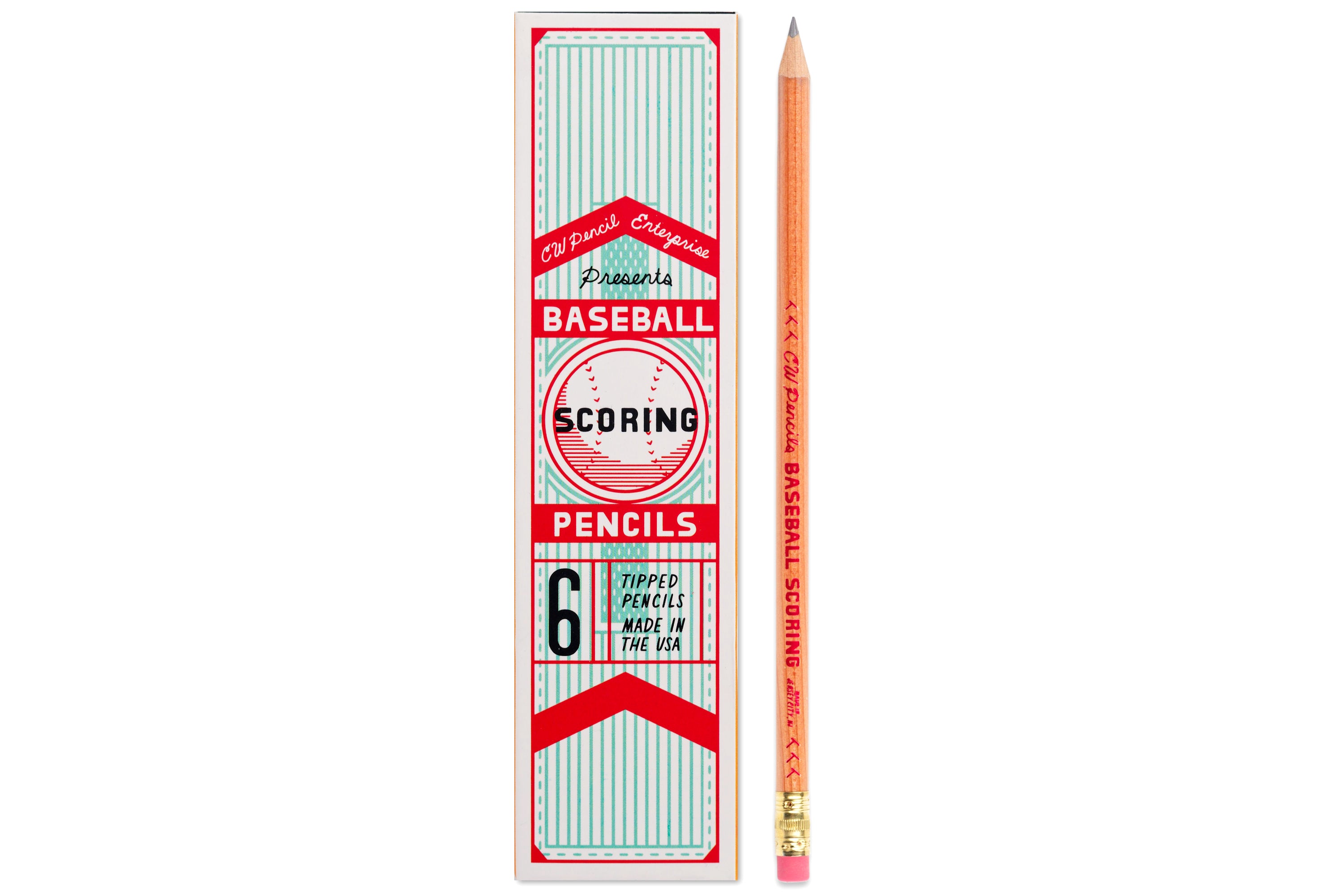 Baseball Scoring Pencils, Set of 6 – St. Louis Art Supply