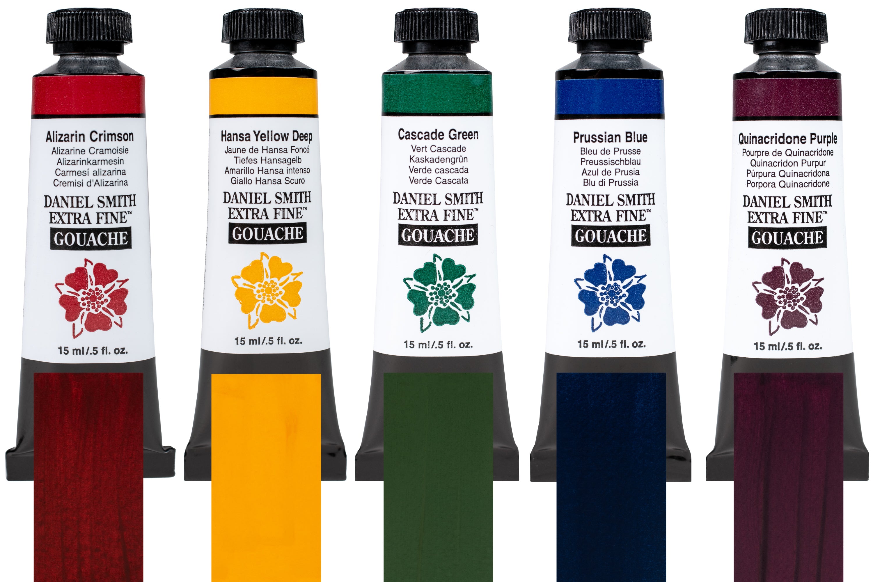 Extra Fine Gouache, Deep Colors Set of 5