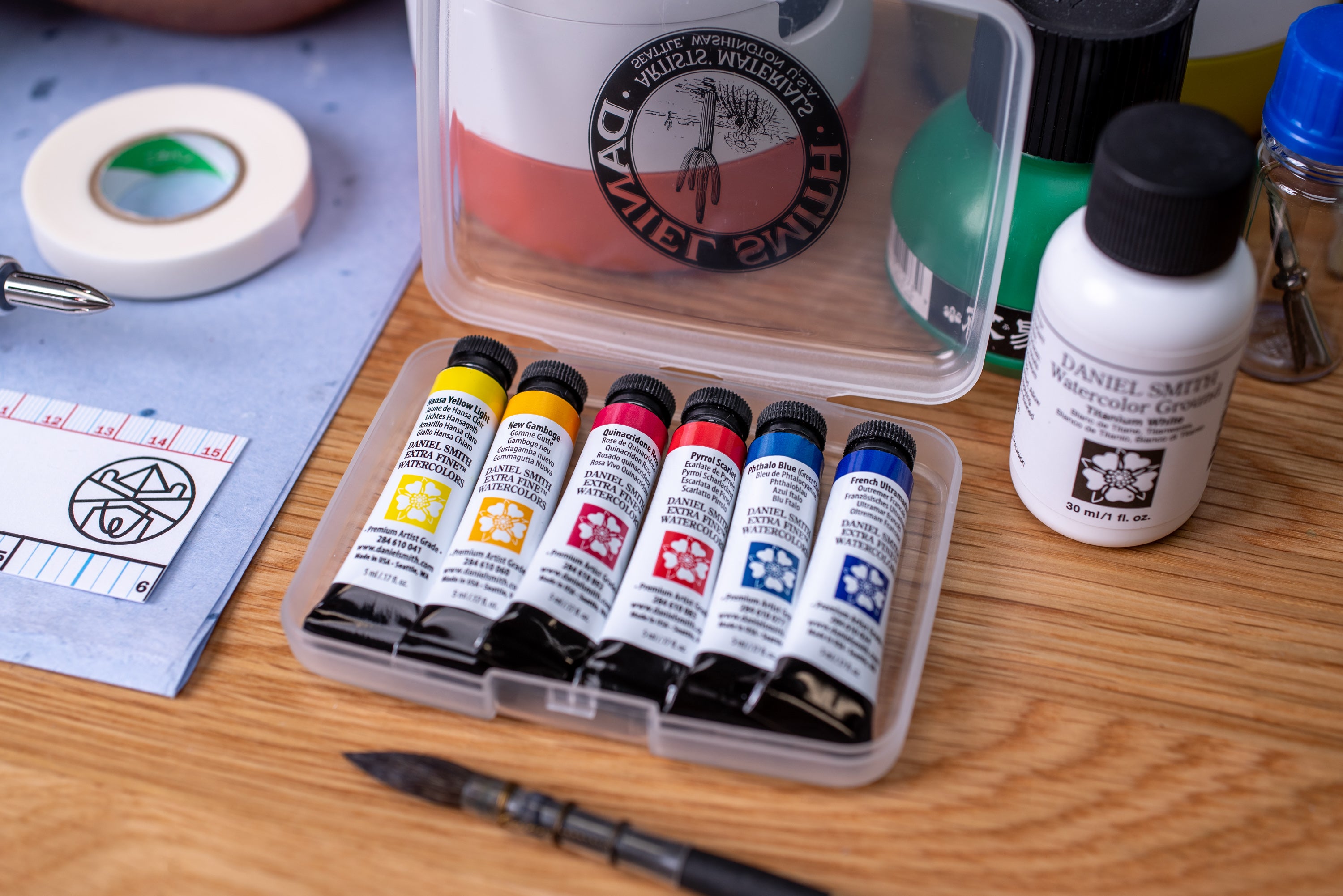 Extra Fine Watercolor, Essential Mixing Set with Ground