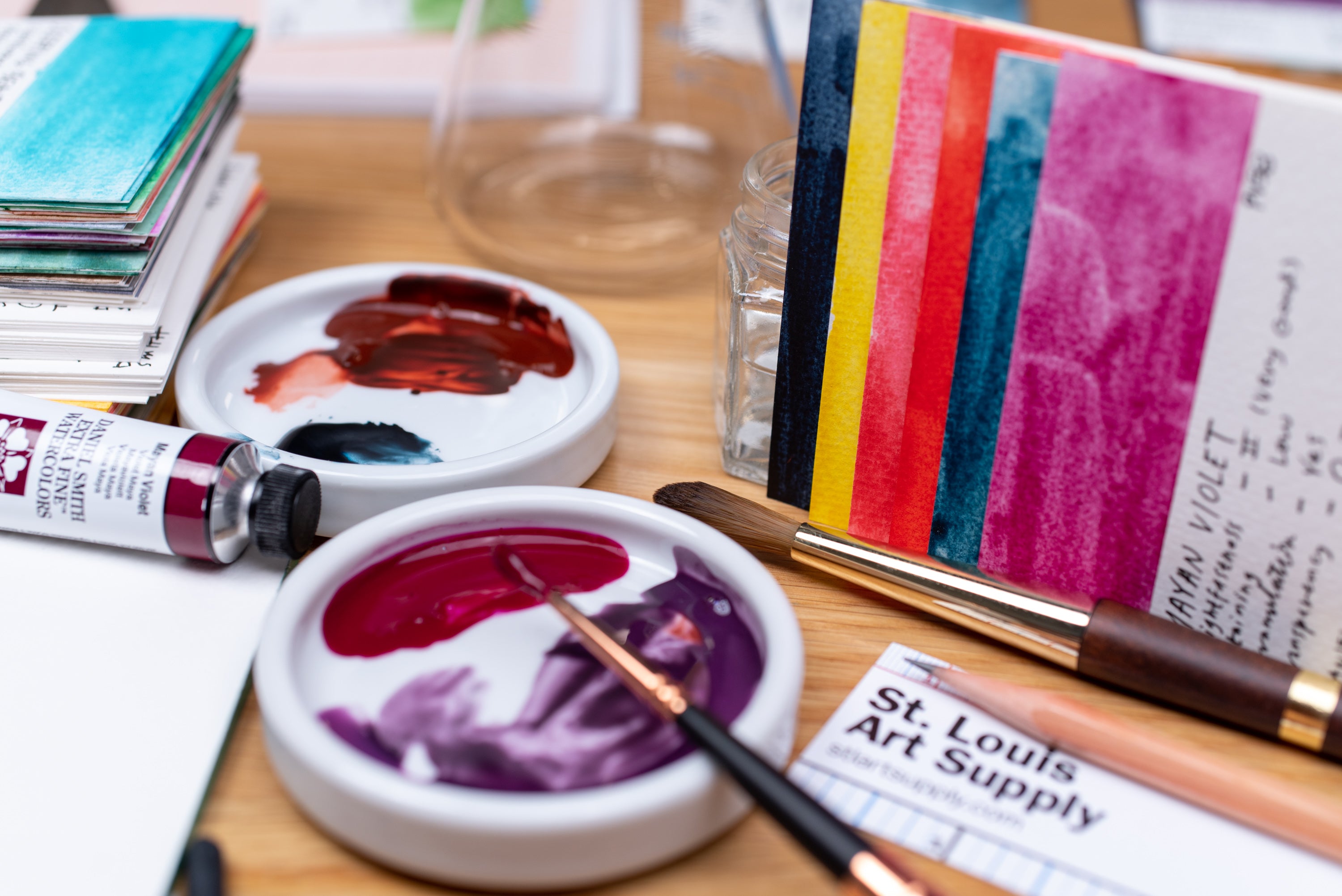 Daniel Smith Extra Fine Watercolor, Mayan Colors Bundle, 15 mL