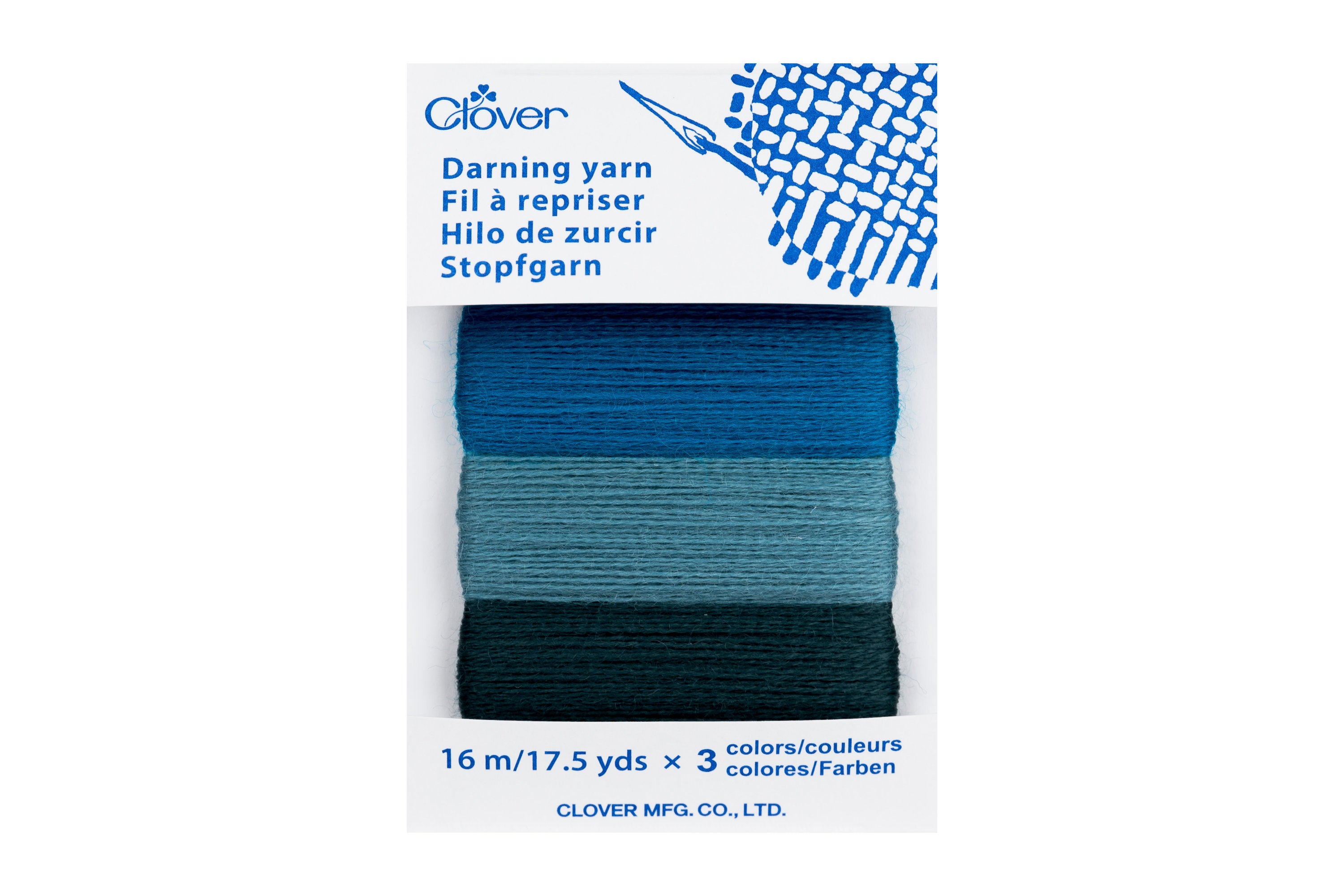 Clover Darning Yarn, Three-Color Pack