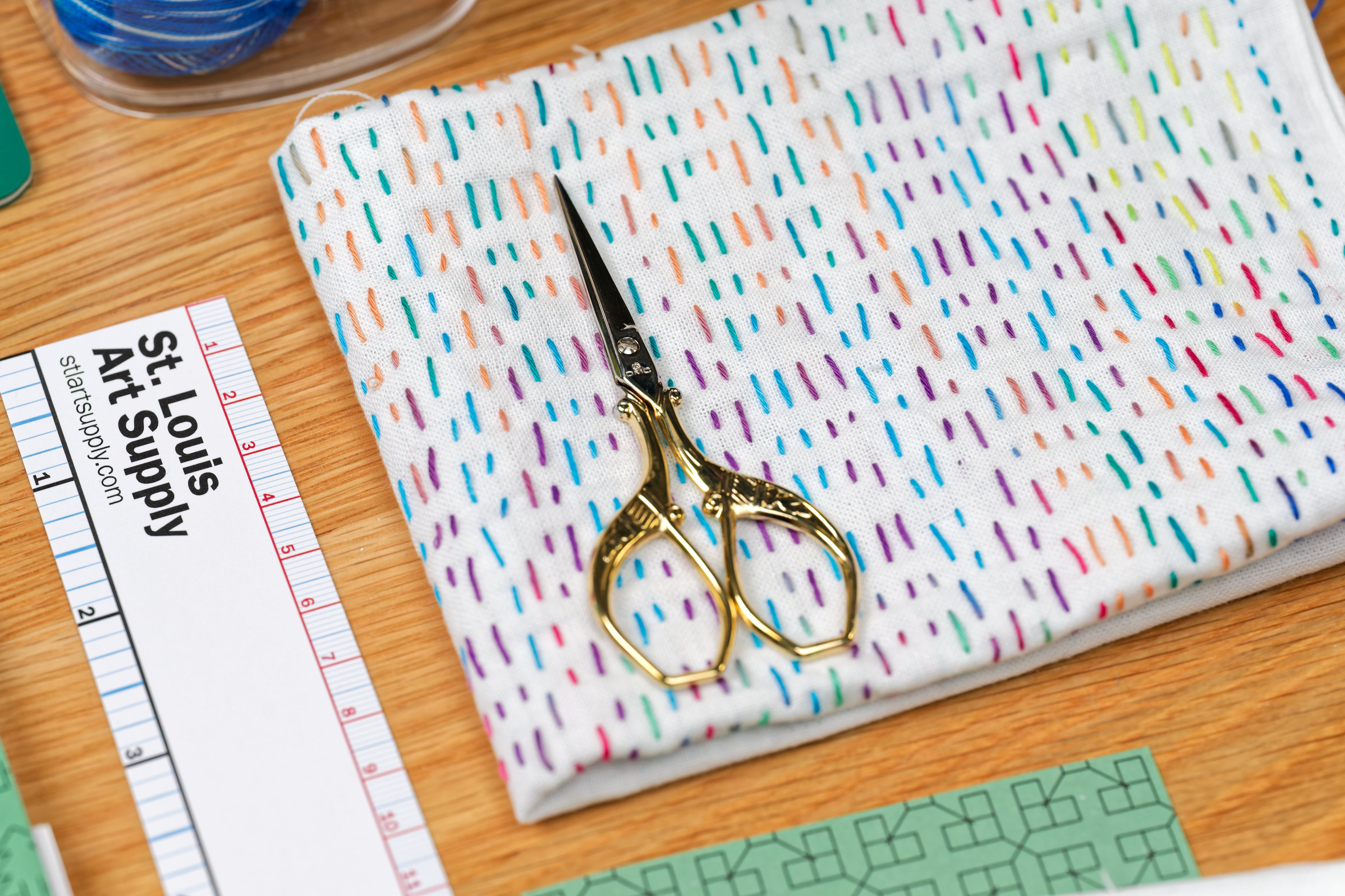 Daruma Sashiko Sampler, #1163 Invader