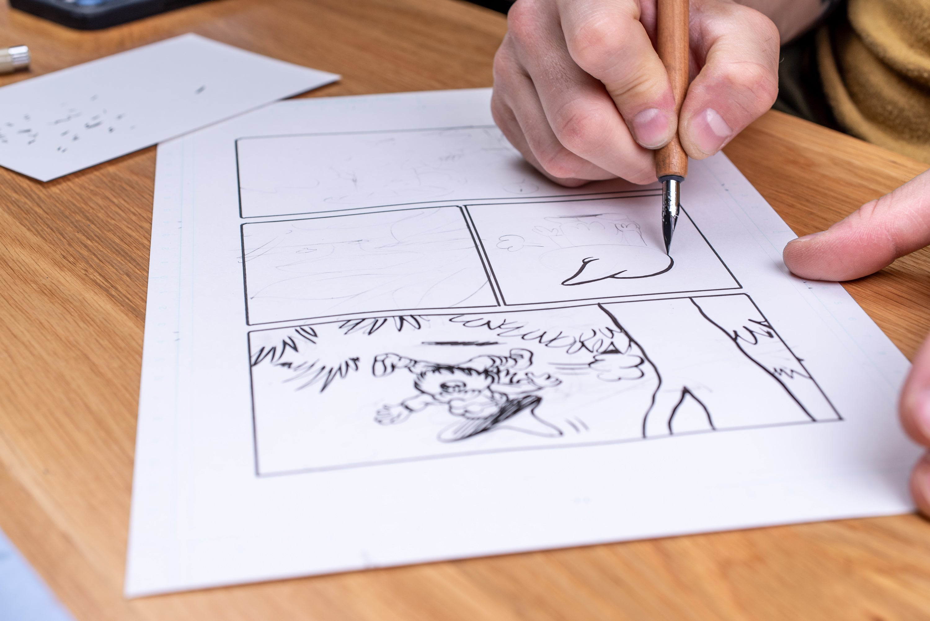 Deleter Comic Paper, A4, With Guides