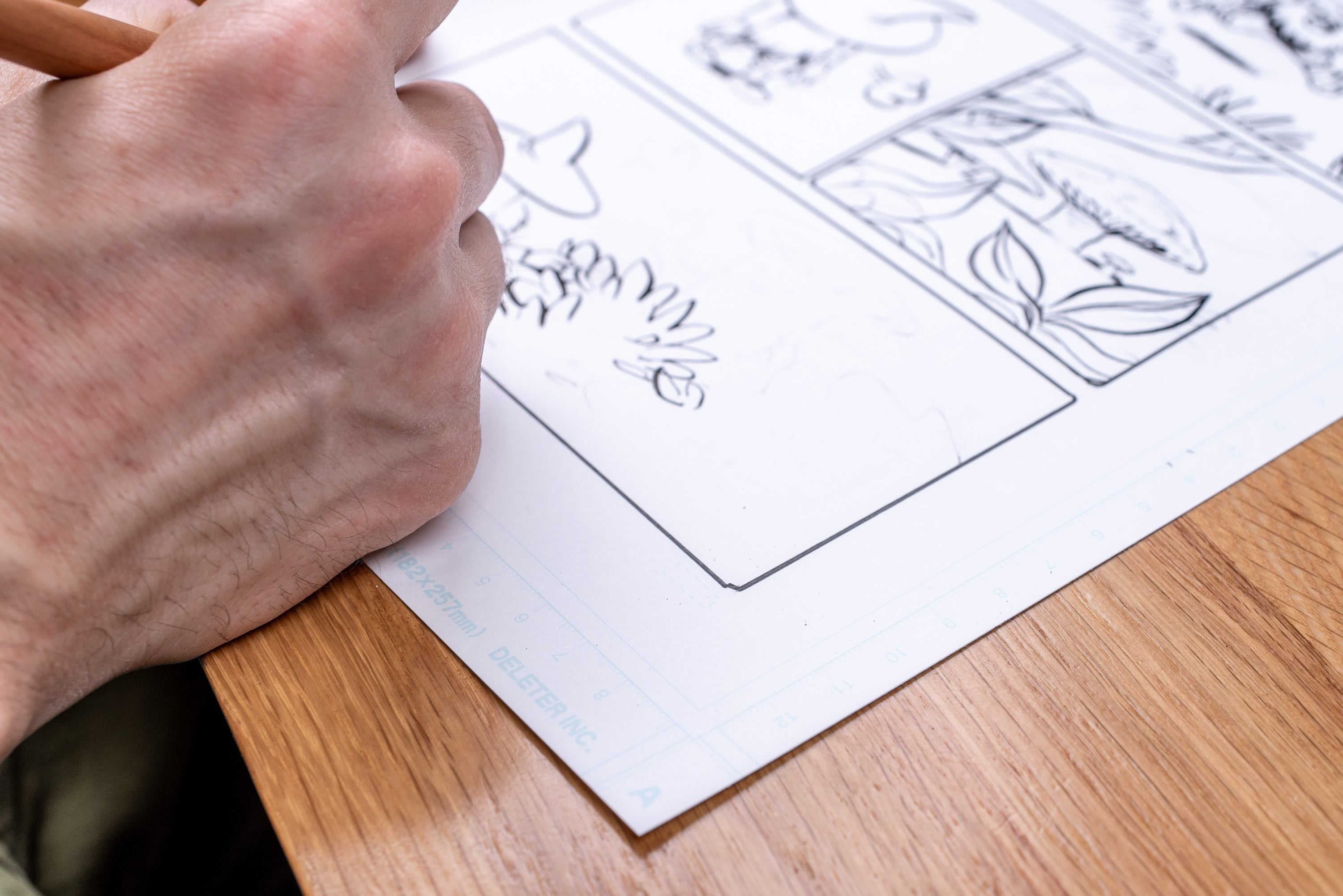 Deleter Comic Paper, A4, With Guides