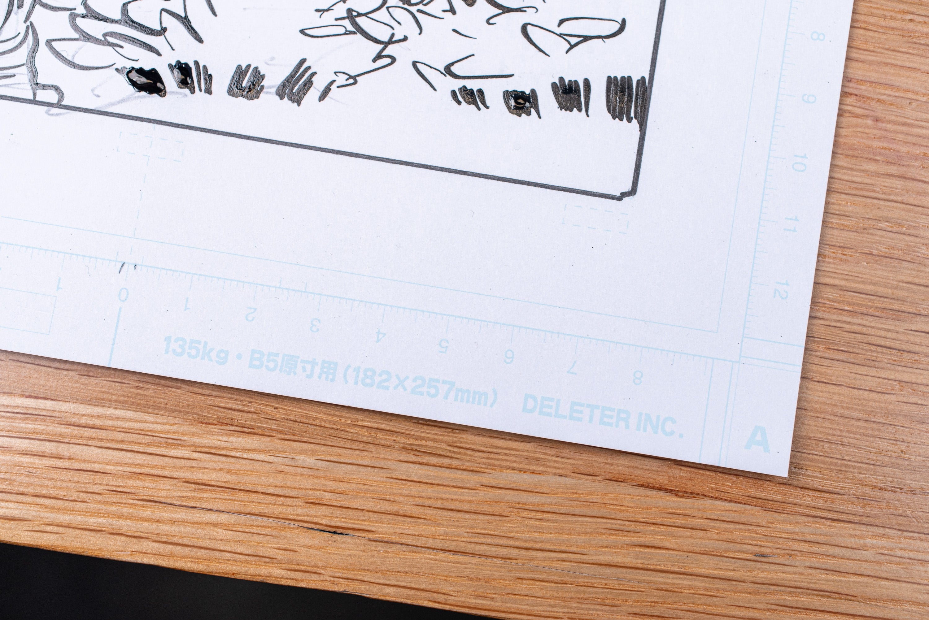 Deleter Comic Paper, A4, With Guides