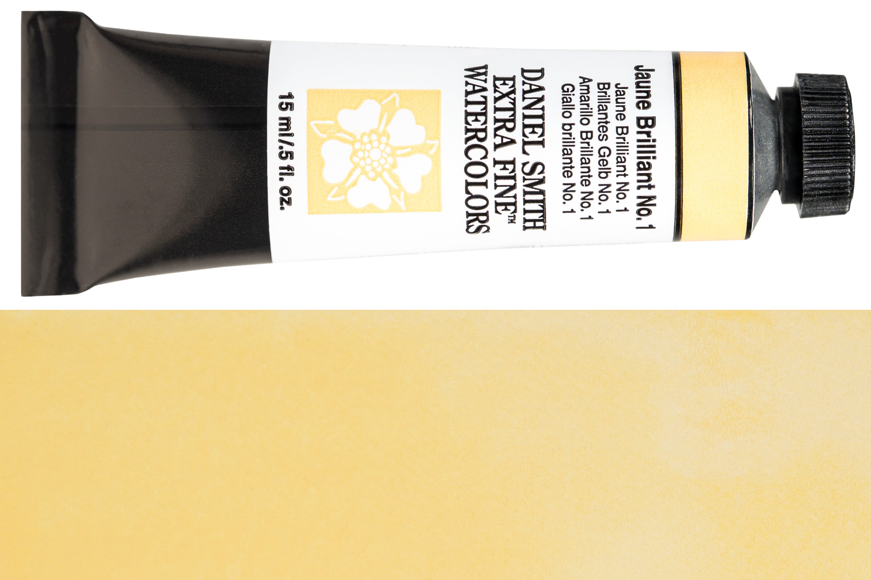 Daniel Smith Extra Fine Watercolor, 15 mL, Jaune Brilliant #1