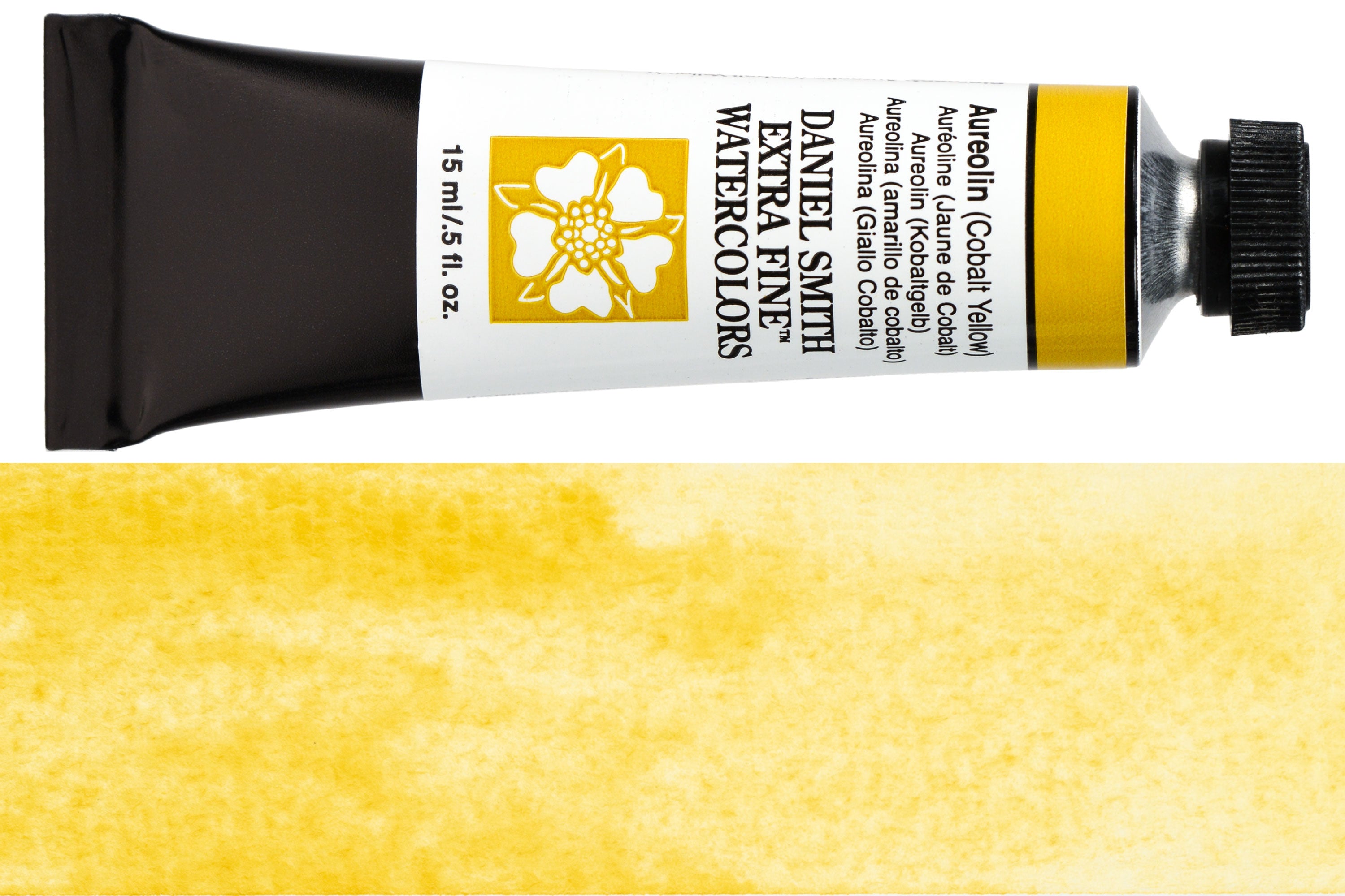 Daniel Smith Extra Fine Watercolor, 15 mL, Aureolin (Cobalt Yellow)