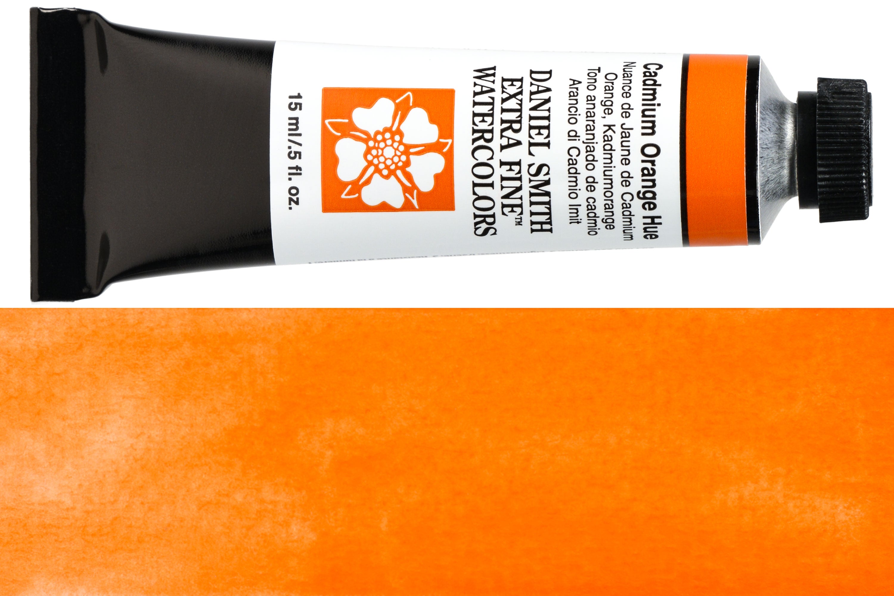 Daniel Smith Extra Fine Watercolor, 15 mL, Cadmium Orange Hue
