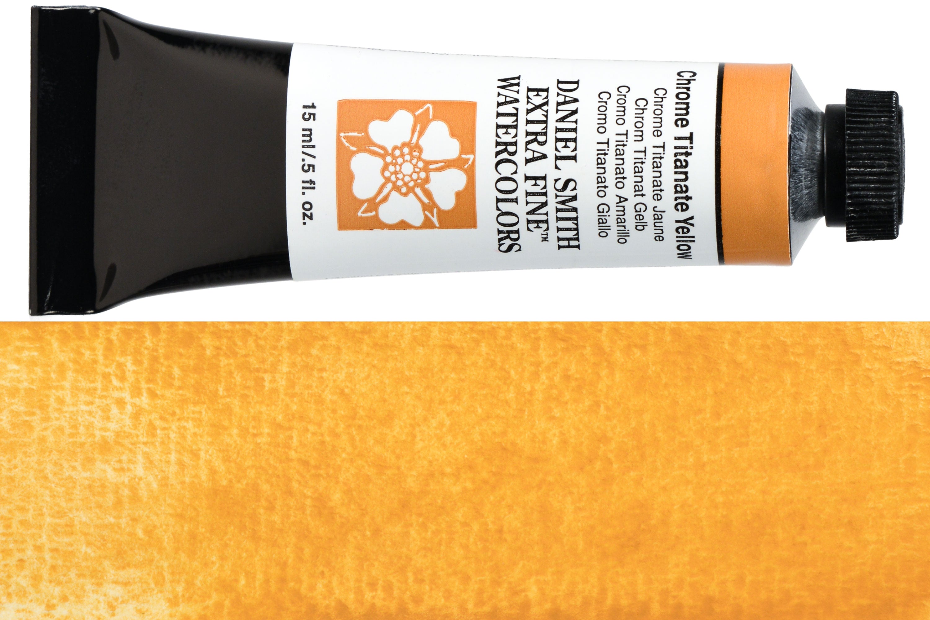 Daniel Smith Extra Fine Watercolor, 15 mL, Chrome Titanate Yellow