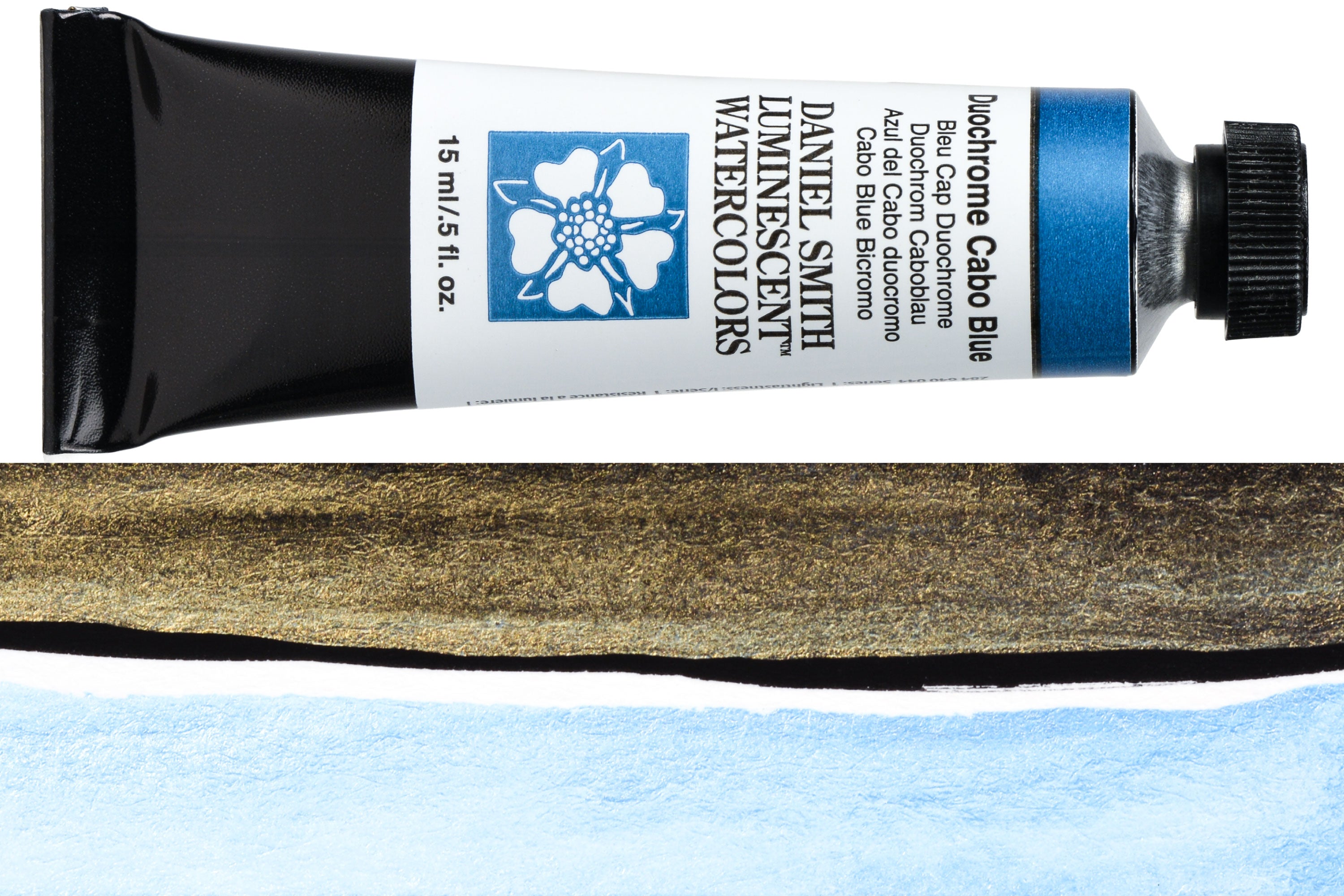 Daniel Smith Extra Fine Watercolor, 15 mL, Duochrome Cabo Blue