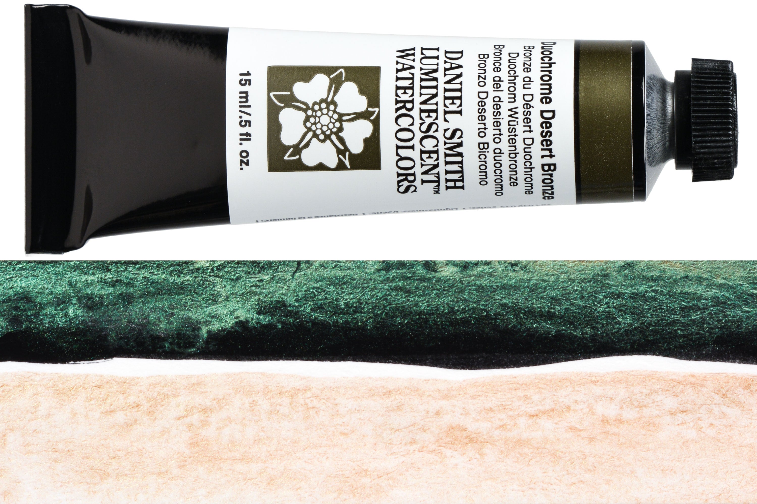 Daniel Smith Extra Fine Watercolor, 15 mL, Duochrome Desert Bronze