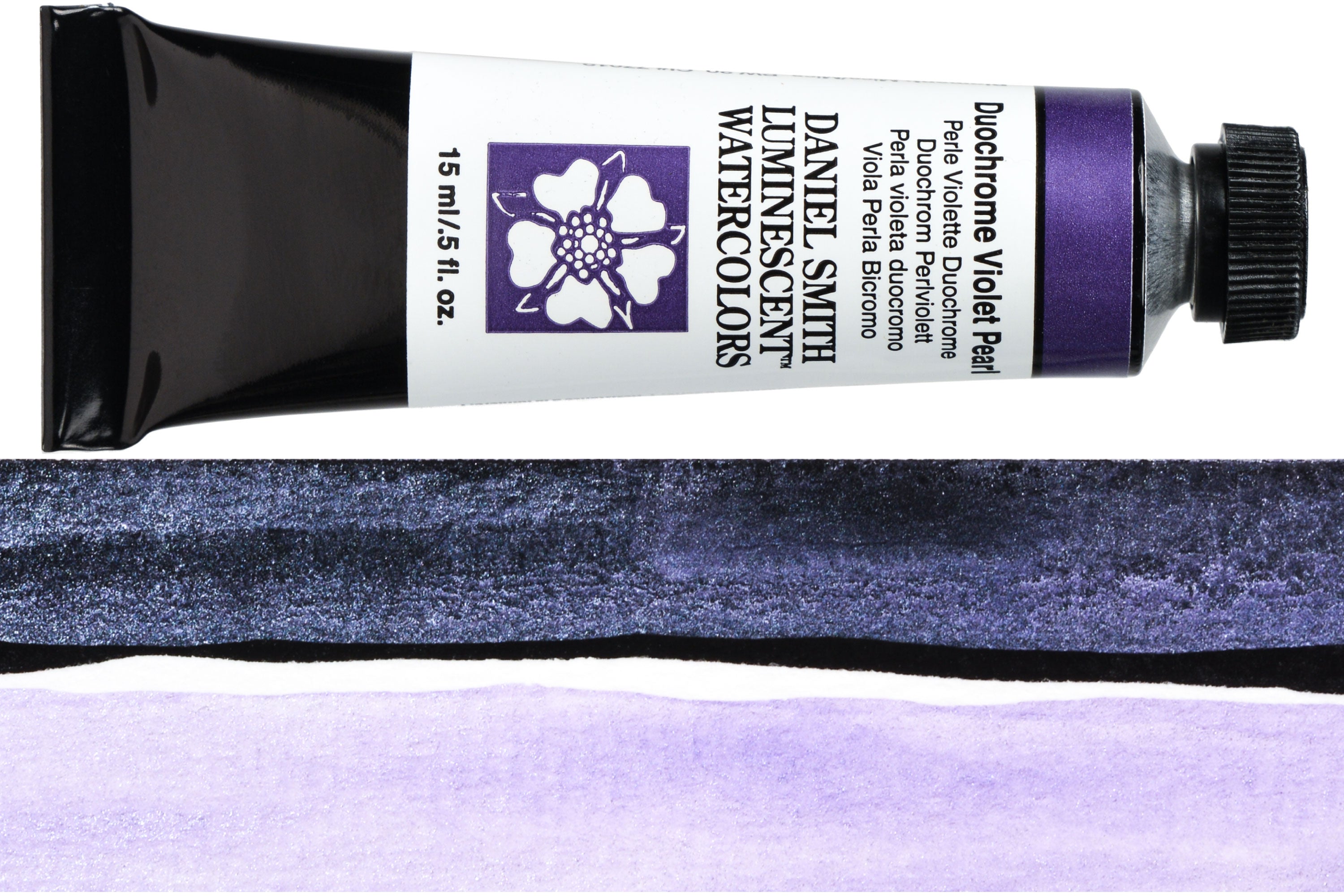 Daniel Smith Extra Fine Watercolor, 15 mL, Duochrome Violet Pearl