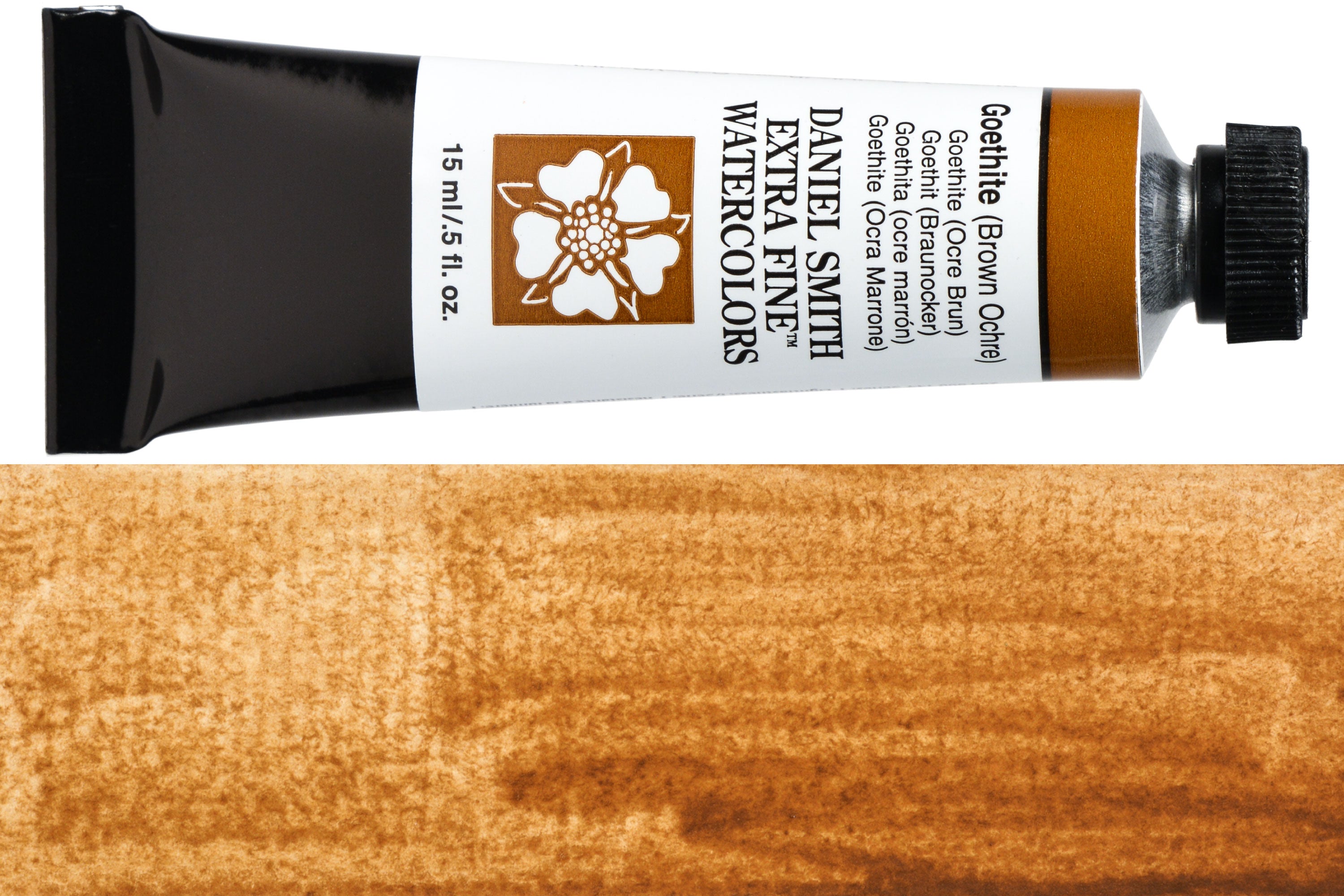 Daniel Smith Extra Fine Watercolor, 15 mL, Goethite (Brown Ochre)