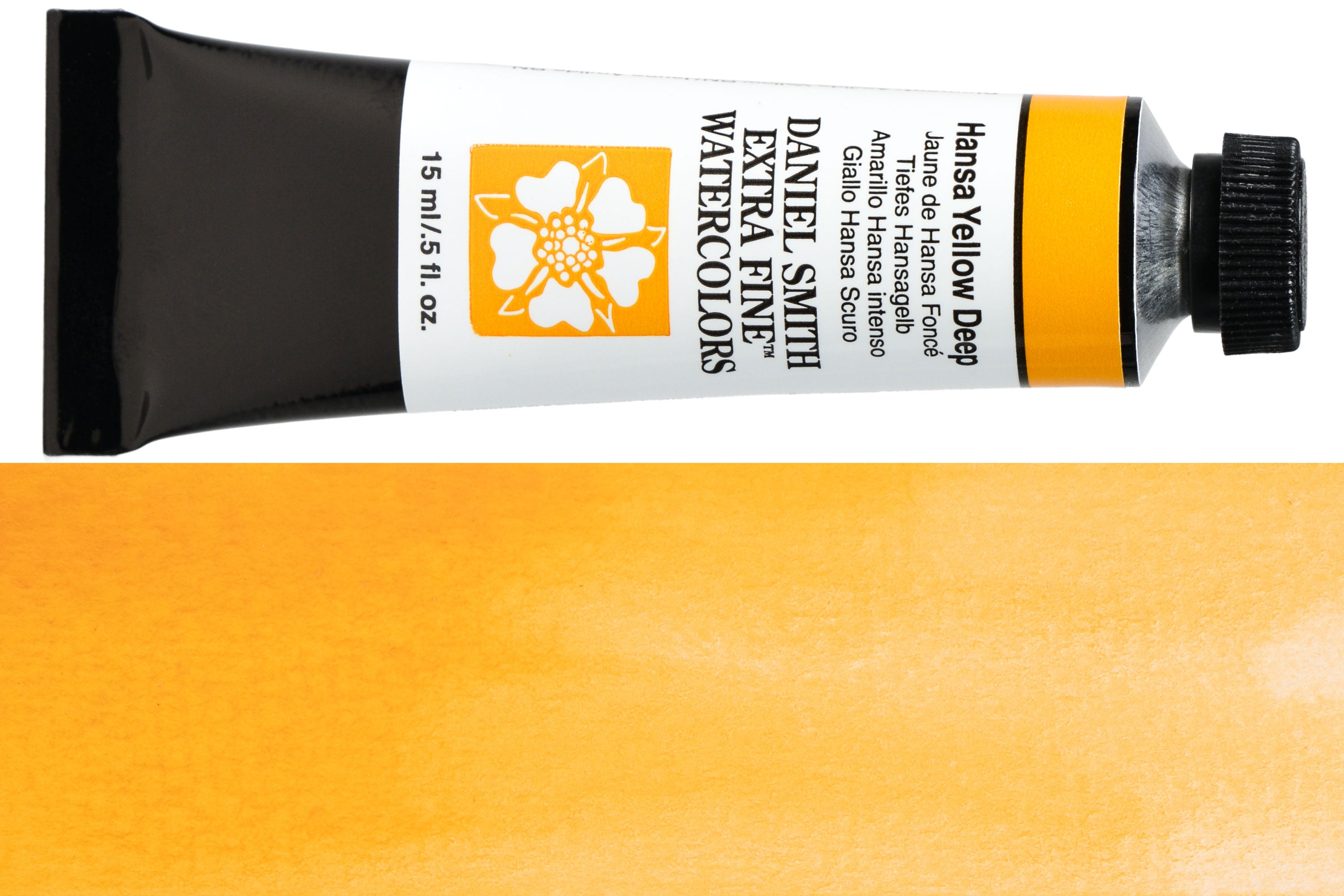 Daniel Smith Extra Fine Watercolor, 15 mL, Hansa Yellow Deep