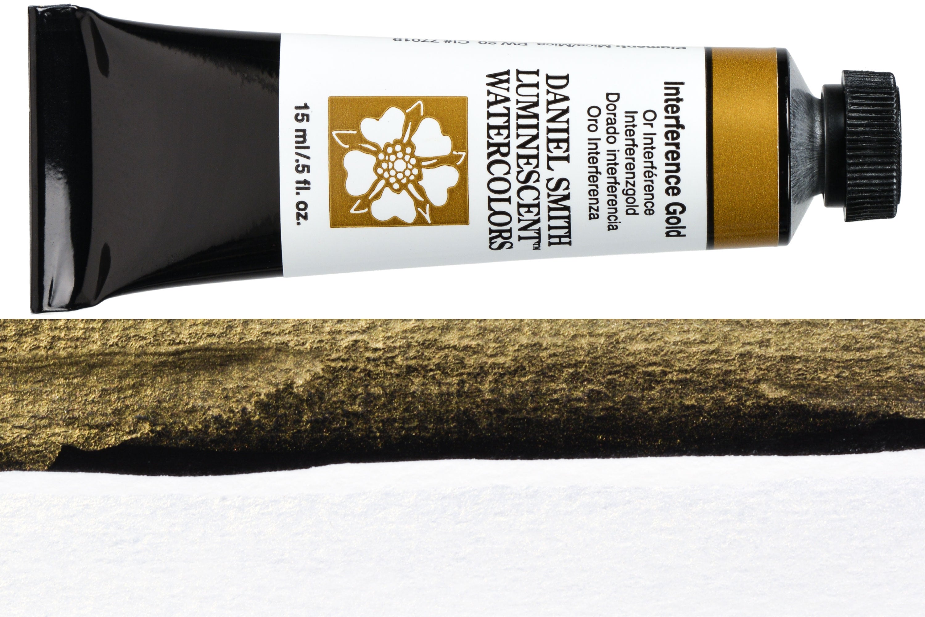 Daniel Smith Extra Fine Watercolor, 15 mL, Interference Gold